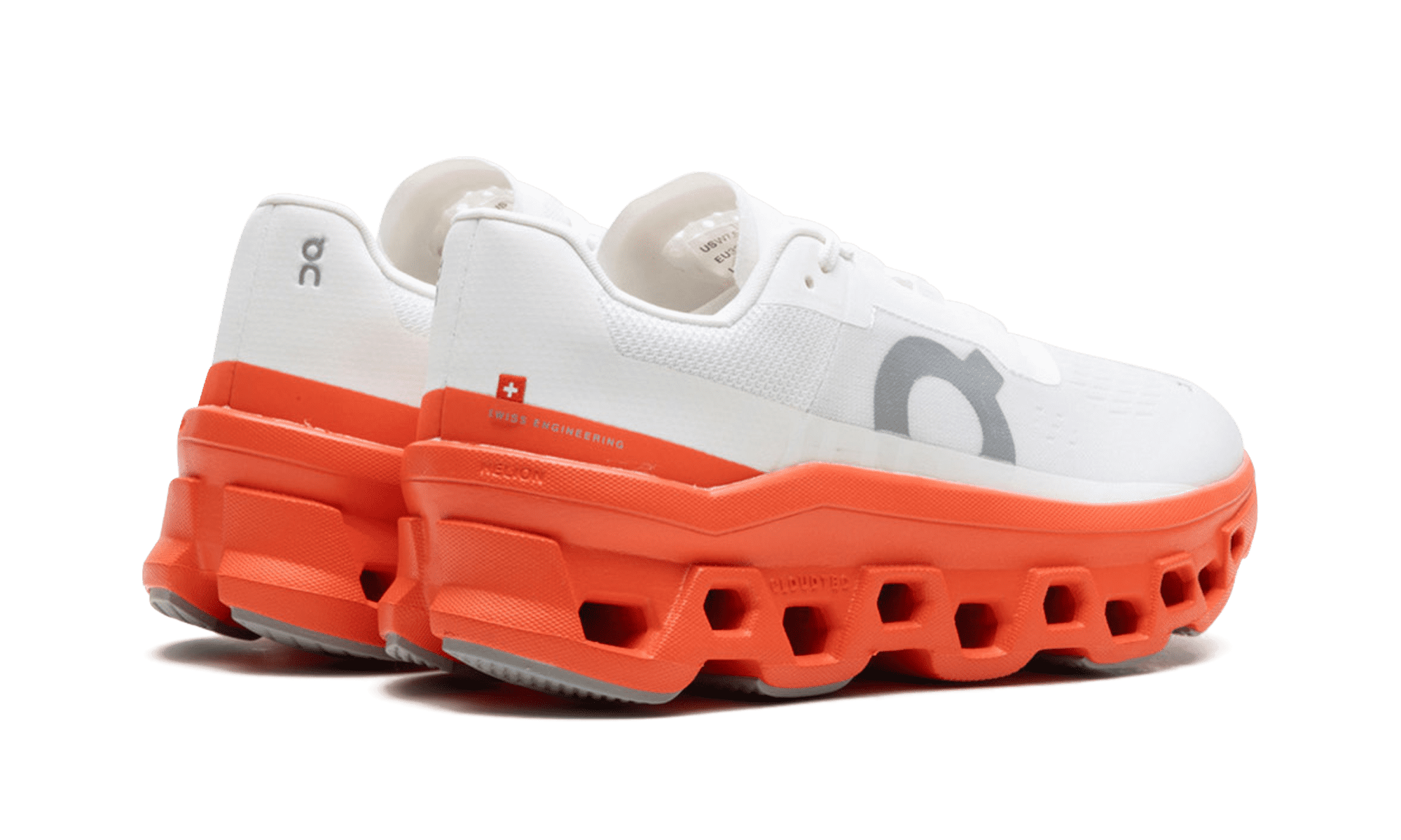 ON RUNNING WOMENS On Cloudmonster 2 Womens "White Flame" 61.97724 61.97724 from Stadium Goods
