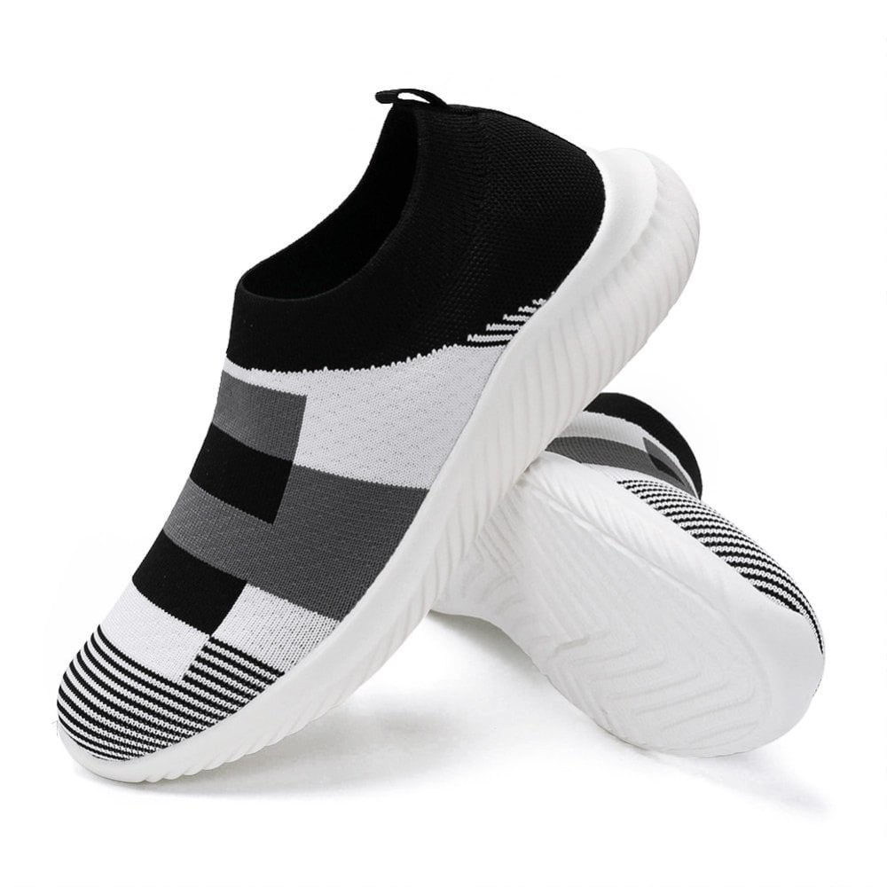 Ablanczoom Womens Sneakers Running Shoes Slip-on Fitness Sports Walking Tennis Flats
