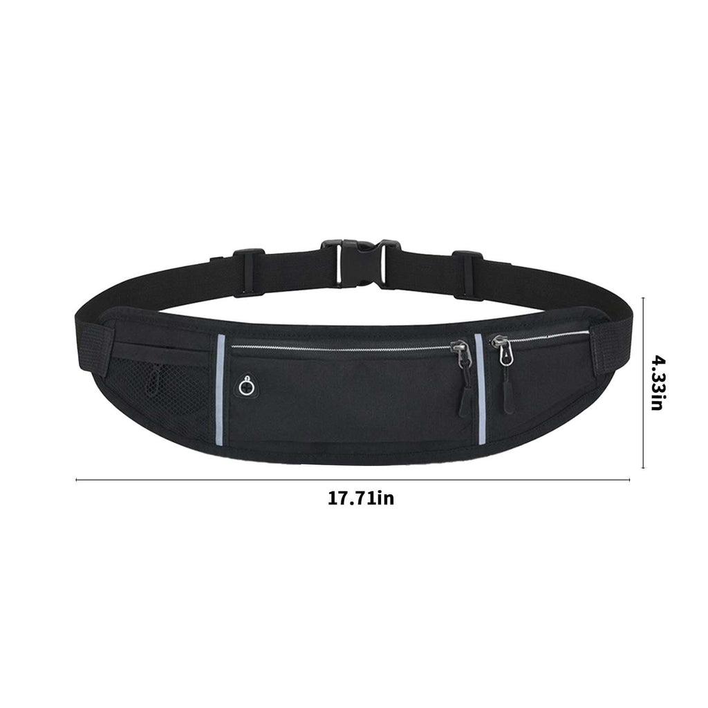 YFGEFTR Slim Running Belt for Women Men, Runners Fanny Pack Phone Holder, Runner Belt for Slim Running Walking Cycling Camping Gym, Running Gear Accessories