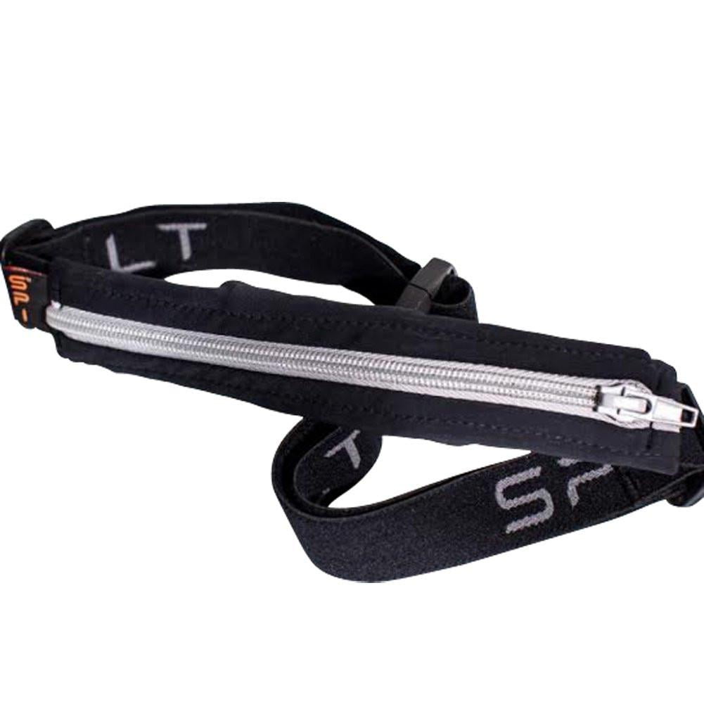 Spibelt LARGE Pocket Running Belt, No Bounce Exercise Waistpack – Black/Turquoise