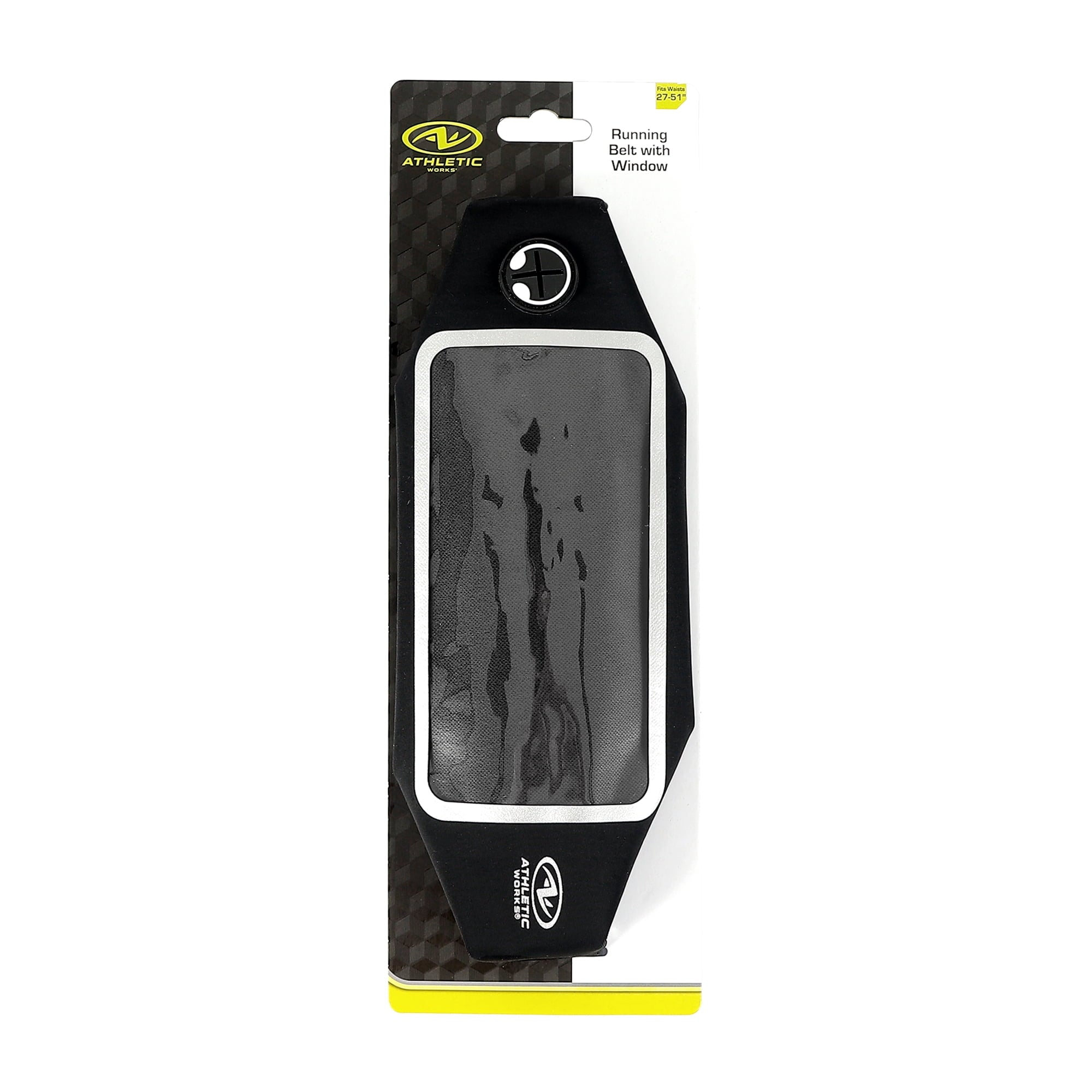 Athletic Works Running Belt with Window for Full - function Touchscreen Operation of Phone with Adjustable belt