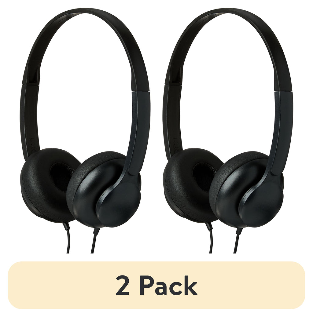 onn On-Ear Headphones, Pink