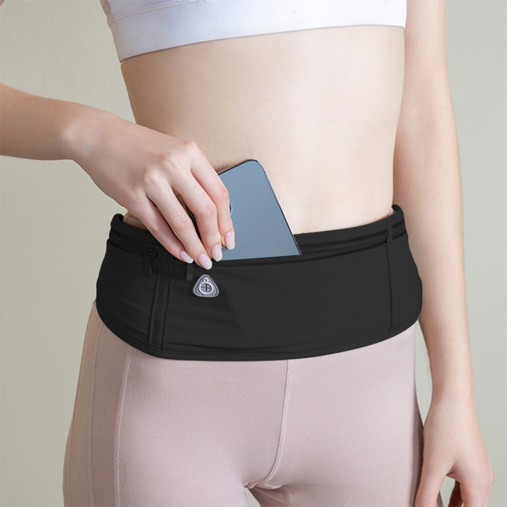 Cinvoph Running Belt Waist Pack Bag, Workout Gym Fitness Fanny Pack for Phone,Cell Phone Holder for Running,Jogging Pocket Belt for Women & Men,Running Accessories, Pink