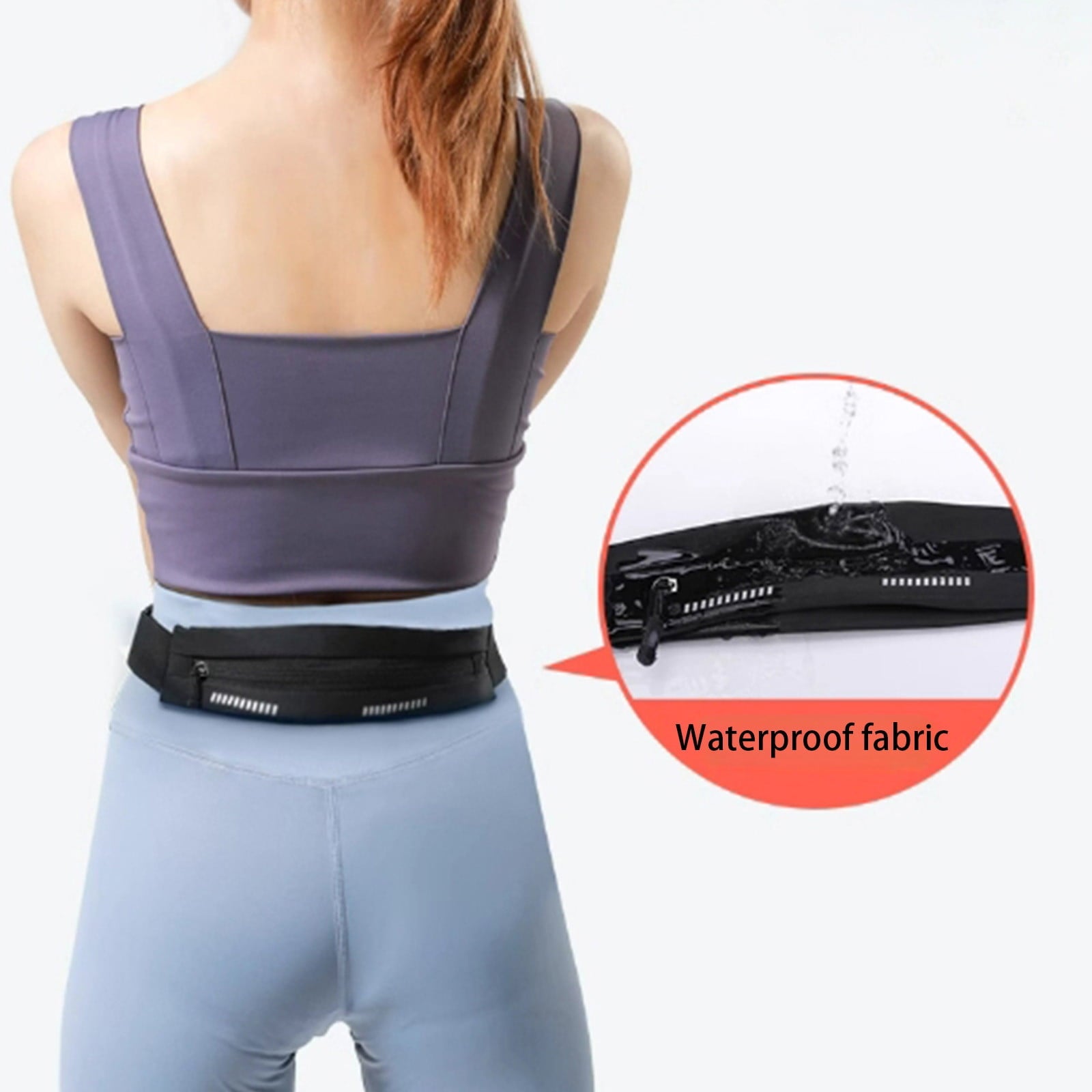 Generic Slim Running Belt,Running Waist Packs,iPhone Running Belt,Money Belt for Running Workout Jogging,Walking,Travel Money Belt Running Gift Gear Accessories