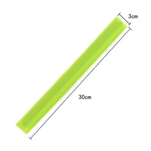 Amosfun Reflective Safety Armbands Adjustable Yellow for Night Running and Outdoor Activities 6 Pieces