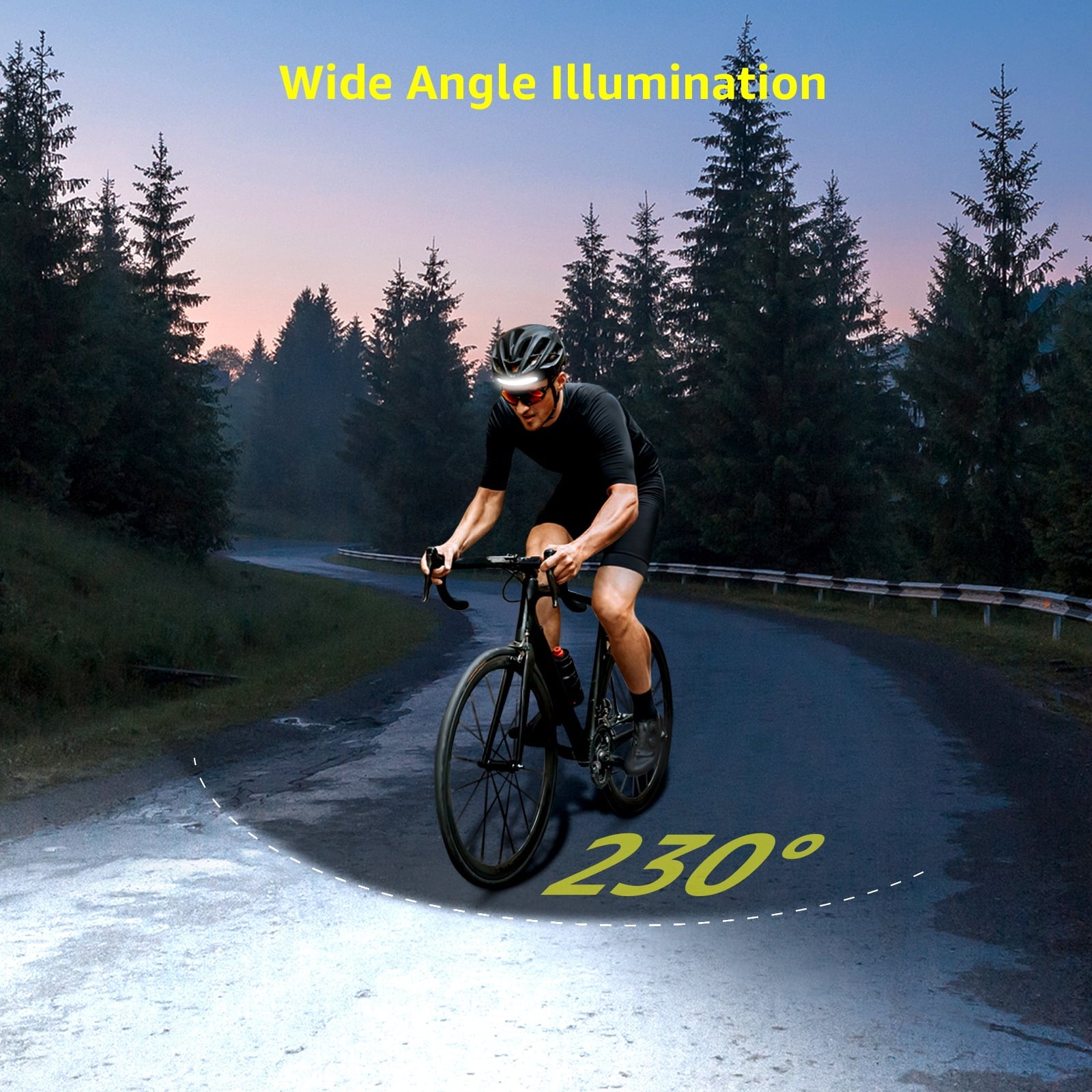 Lepro Headlamp Rechargeable 2PCS, 230° Wide Beam Head Lamp LED with Motion Sensor for Adults - Camping Accessories Gear, Waterproof Headlight for Camping, Hiking, Running