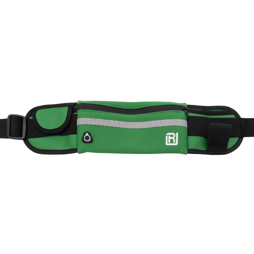 RunUnited Waist Pack for Running, Hiking & Gym - Waterproof Running Accessory w/ Phone Holder & Reflective Stripe, Color: Yellow