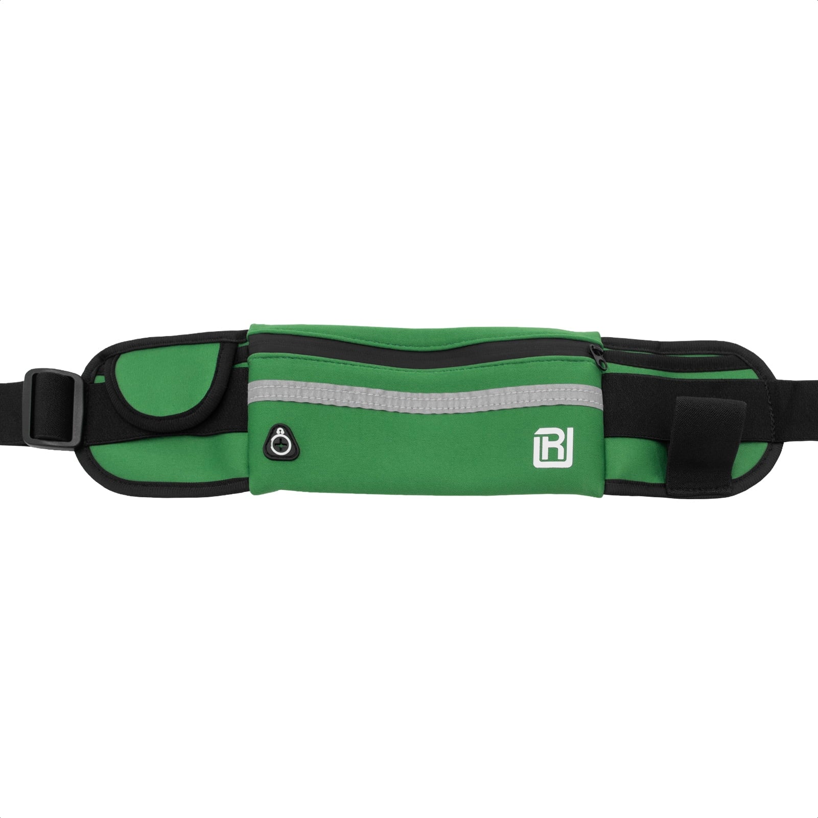 RunUnited Waist Pack for Running, Hiking & Gym - Waterproof Running Accessory w/ Phone Holder & Reflective Stripe, Color: Yellow
