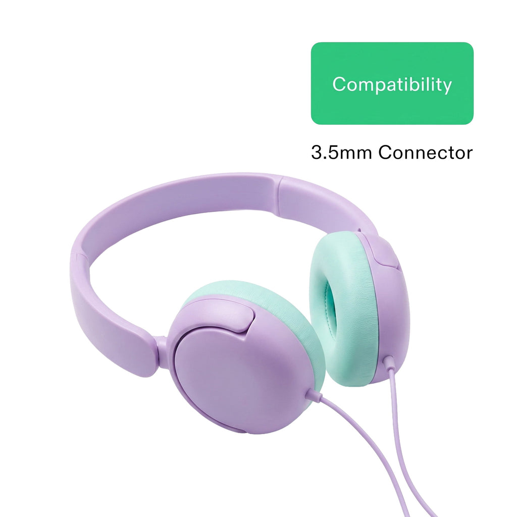 onn On-Ear Headphones with 3.5 mm Connector, Pink