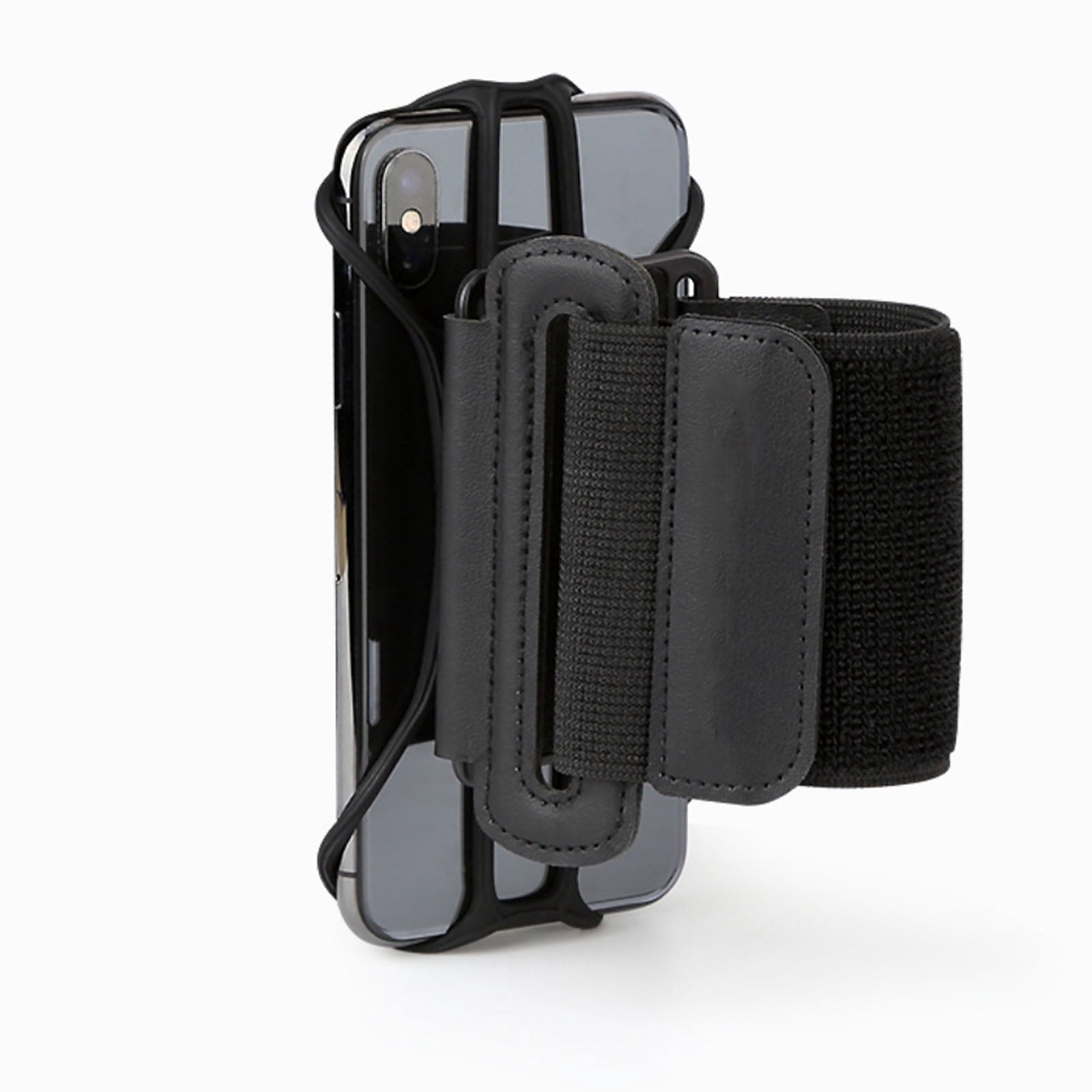 Universal Wristband Forearm Wrist Armband Phone Case Holder 360°Rotation for Workout Sports Running