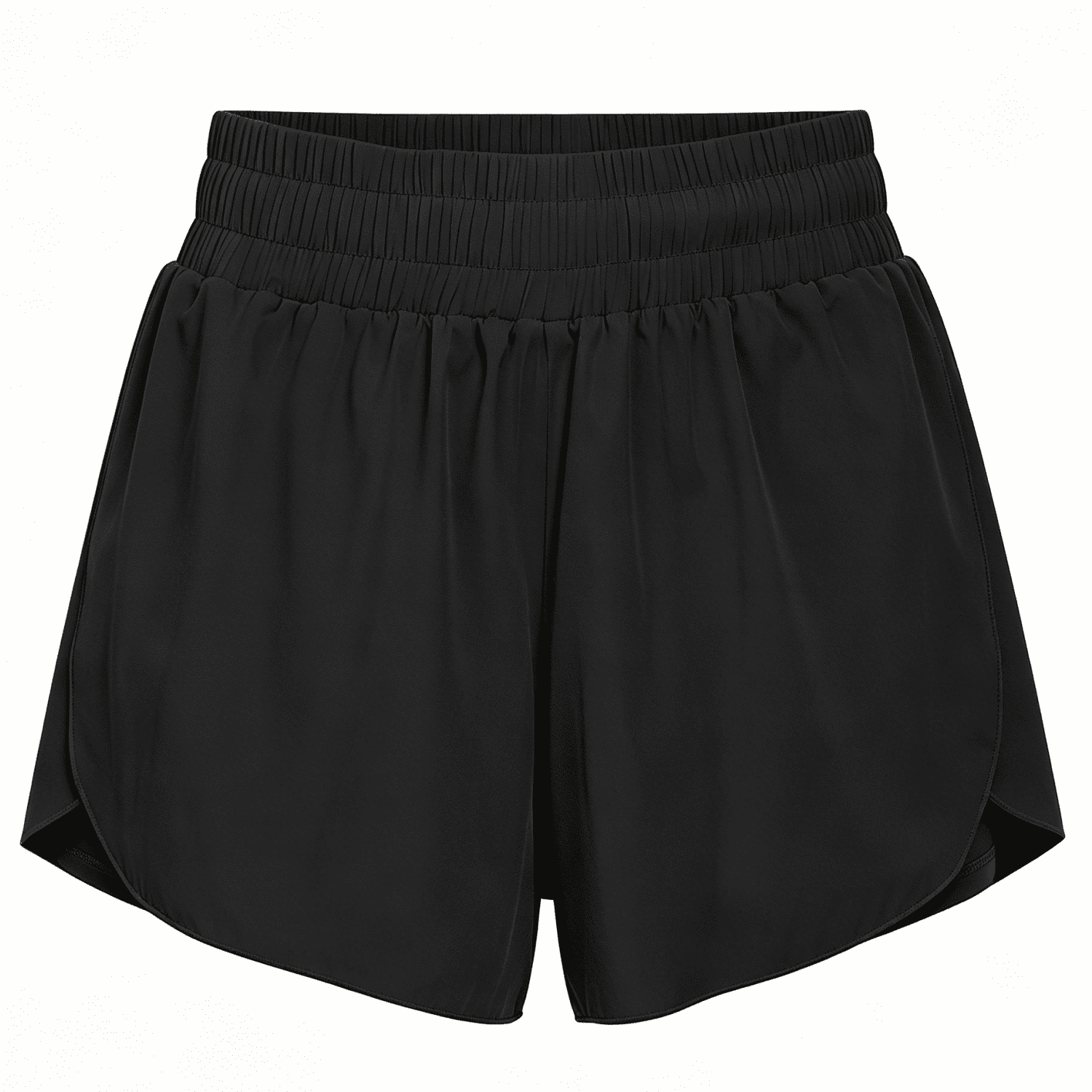 NELEUS Womens 2 in 1 Workout Yoga Shorts for Athletic Gym Running Casual Summer Short with Pocket,Navy Blue,US Size L