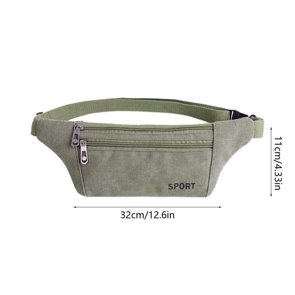 Seyotauo Slim Running Belt Fanny Pack for Men Women, Running Phone Holder Runners Pouch Waist Pack for Travel Running Hiking Workout Dog Walking Outdoors Sport Fishing Accessories
