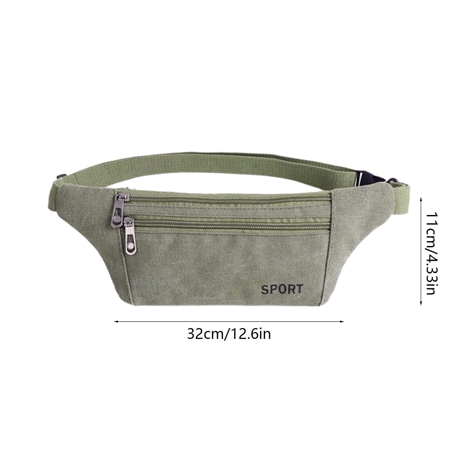 Seyotauo Slim Running Belt Fanny Pack for Men Women, Running Phone Holder Runners Pouch Waist Pack for Travel Running Hiking Workout Dog Walking Outdoors Sport Fishing Accessories