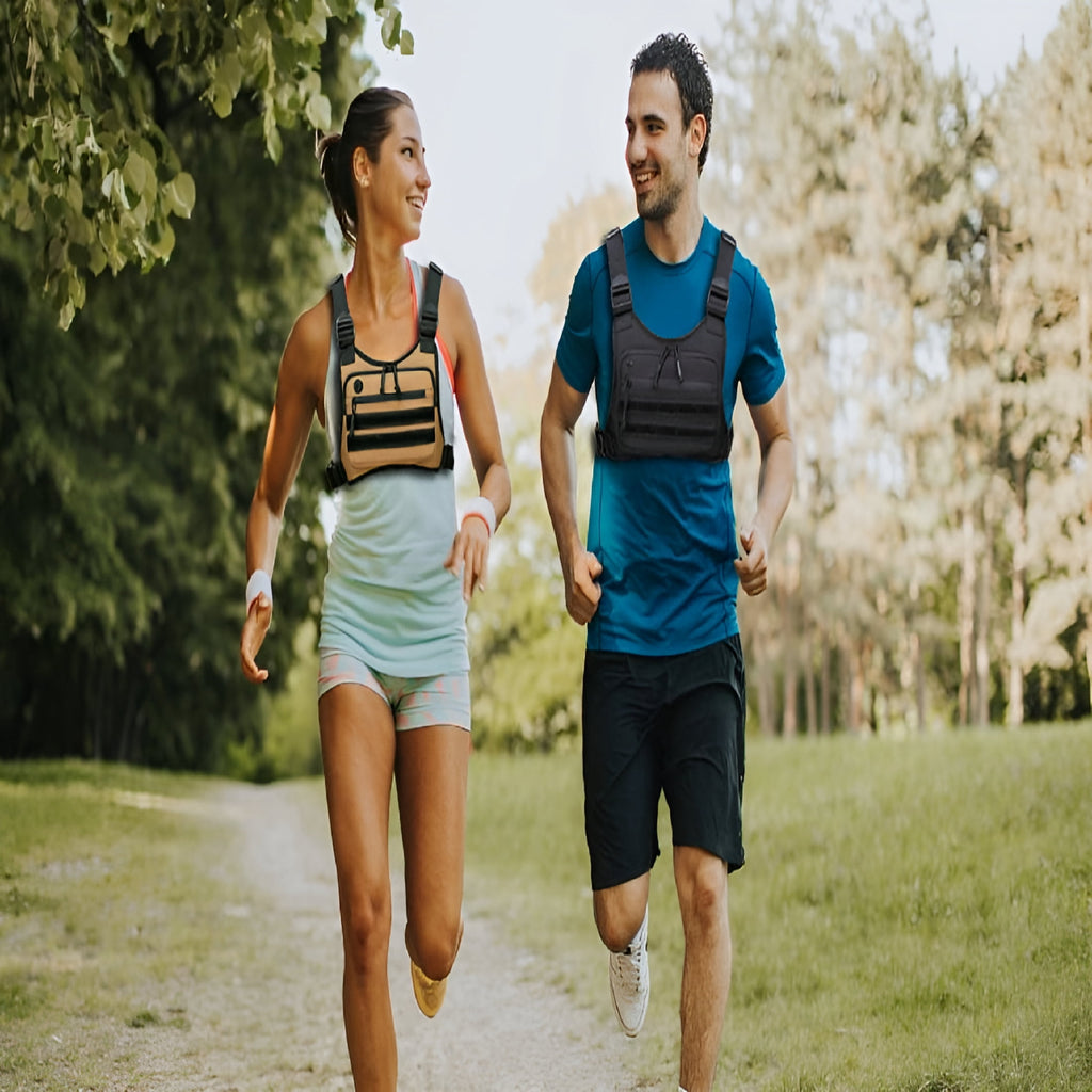 GASTROPOD 2026 New Chest Bag for Men, Running Pack Vest for Workouts, Water Resistant Sports Chest Pack for Running for Hiking, Cycling, Gym, Travel