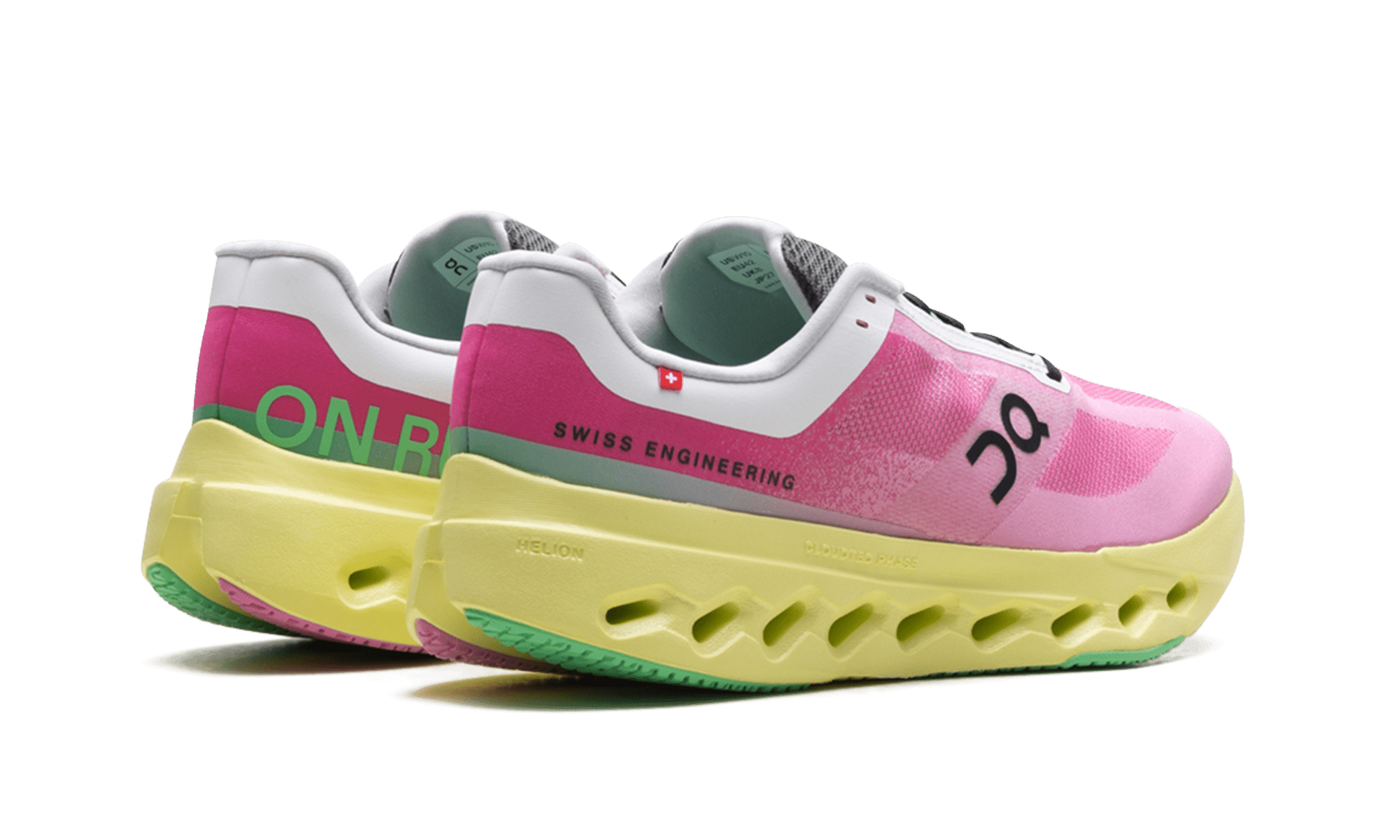 ON RUNNING WOMENS Cloudsurfer Next Womens "Pink Limelight" 3WE30053214 3WE30053214 from Stadium Goods