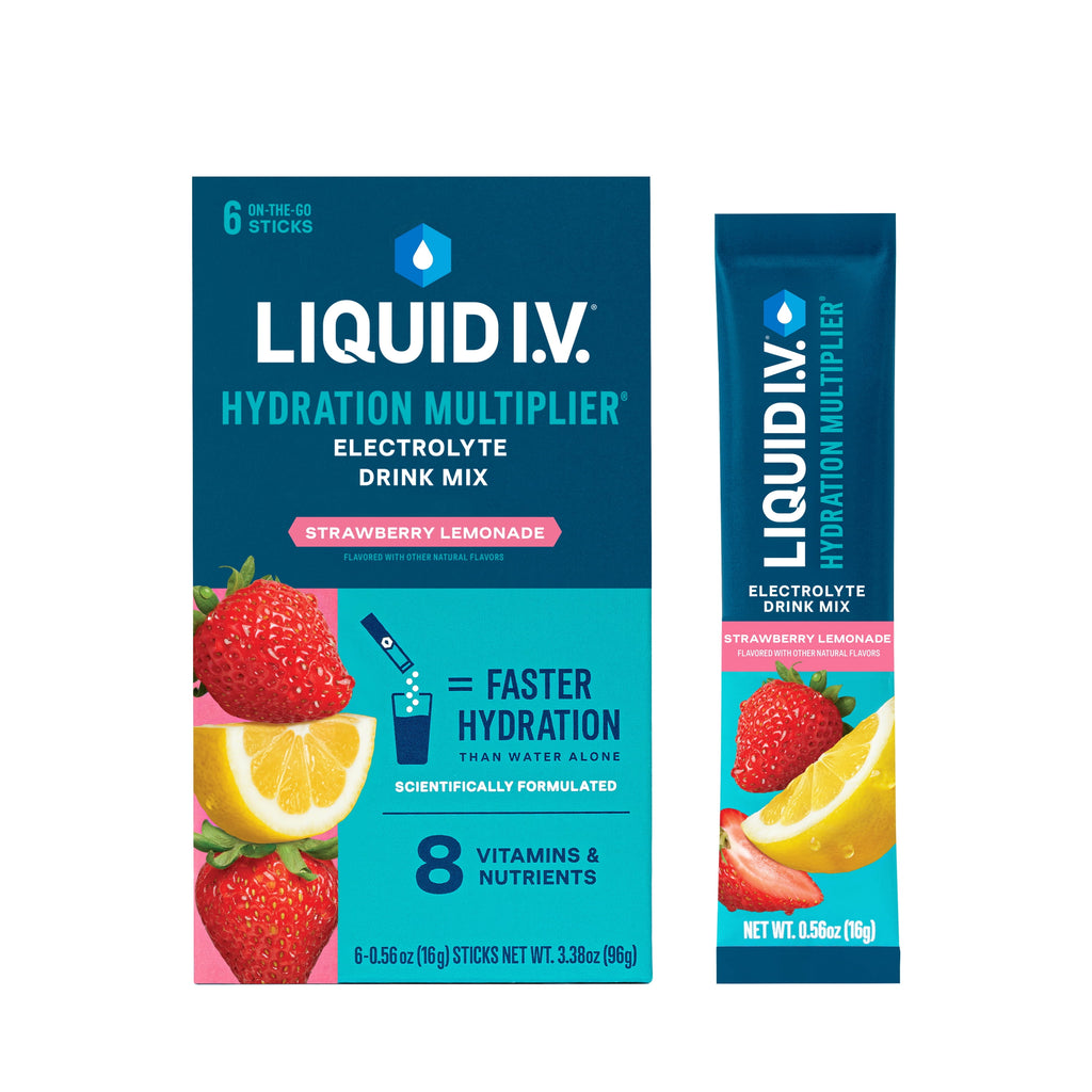 Liquid I.V.® Arctic Raspberry Hydration Multiplier® Powdered Electrolyte Drink Mix, 6 Count Packets