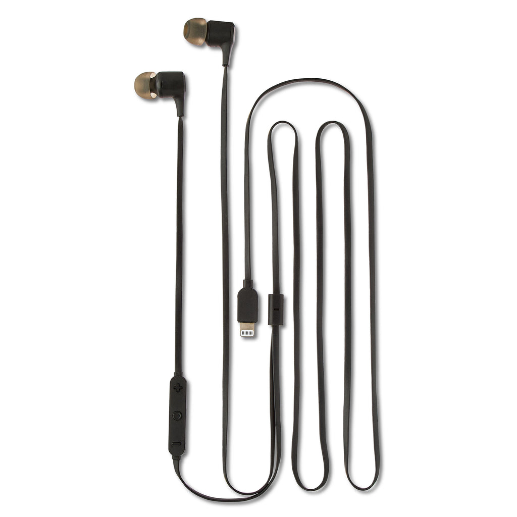 onn Earphones with Lightning Connector, Lilac