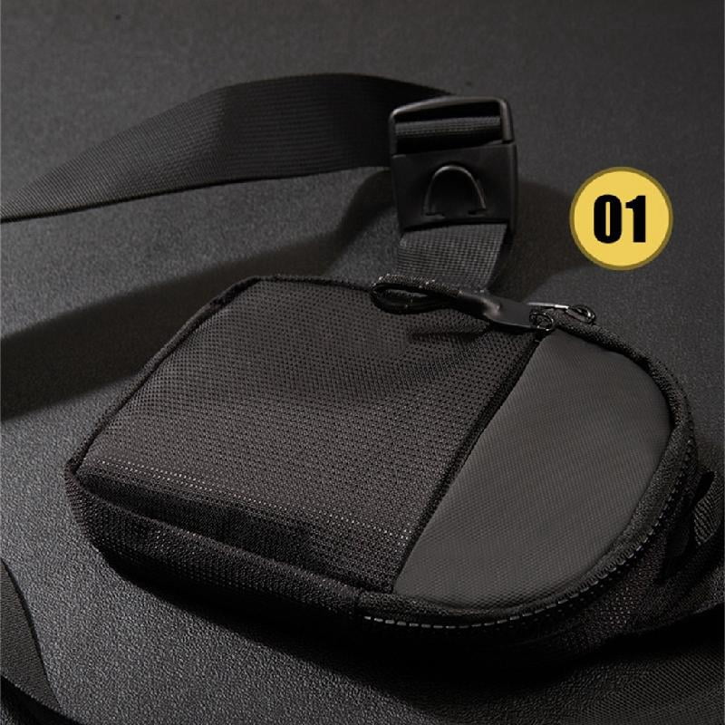 Sports Men Chest Bag Water Waist Pack Running Phone Holder Crossbody Slings Bag Outdoor Sports Accessory