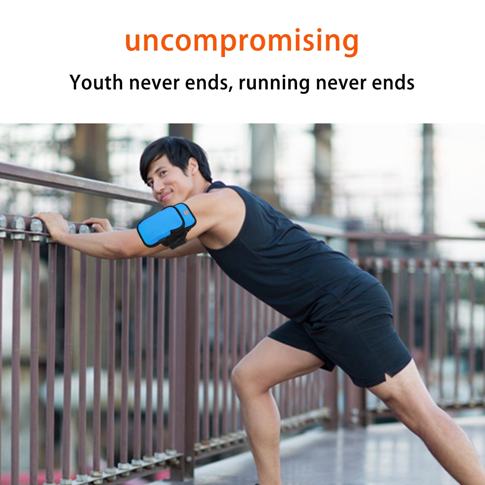 lulshou Phone Holder Arm Bands For Men & Women Fits All Cell Phones Use For Running Walking