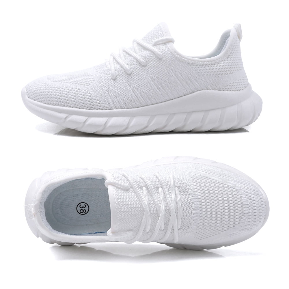 Ablanczoom Womens Sneakers Running Shoes Slip-on Fitness Sports Walking Tennis Flats