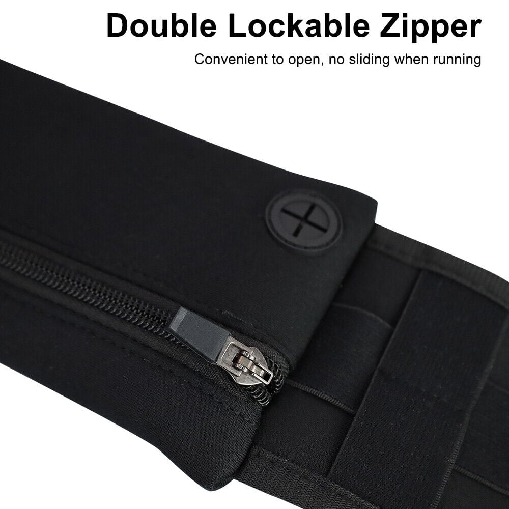 Running Waist Bag Fanny Pack / Hip Pack Pouch, Running Belt Jogging Pocket for Man Women Sports, Travel, Hiking, Money, Phone Holder