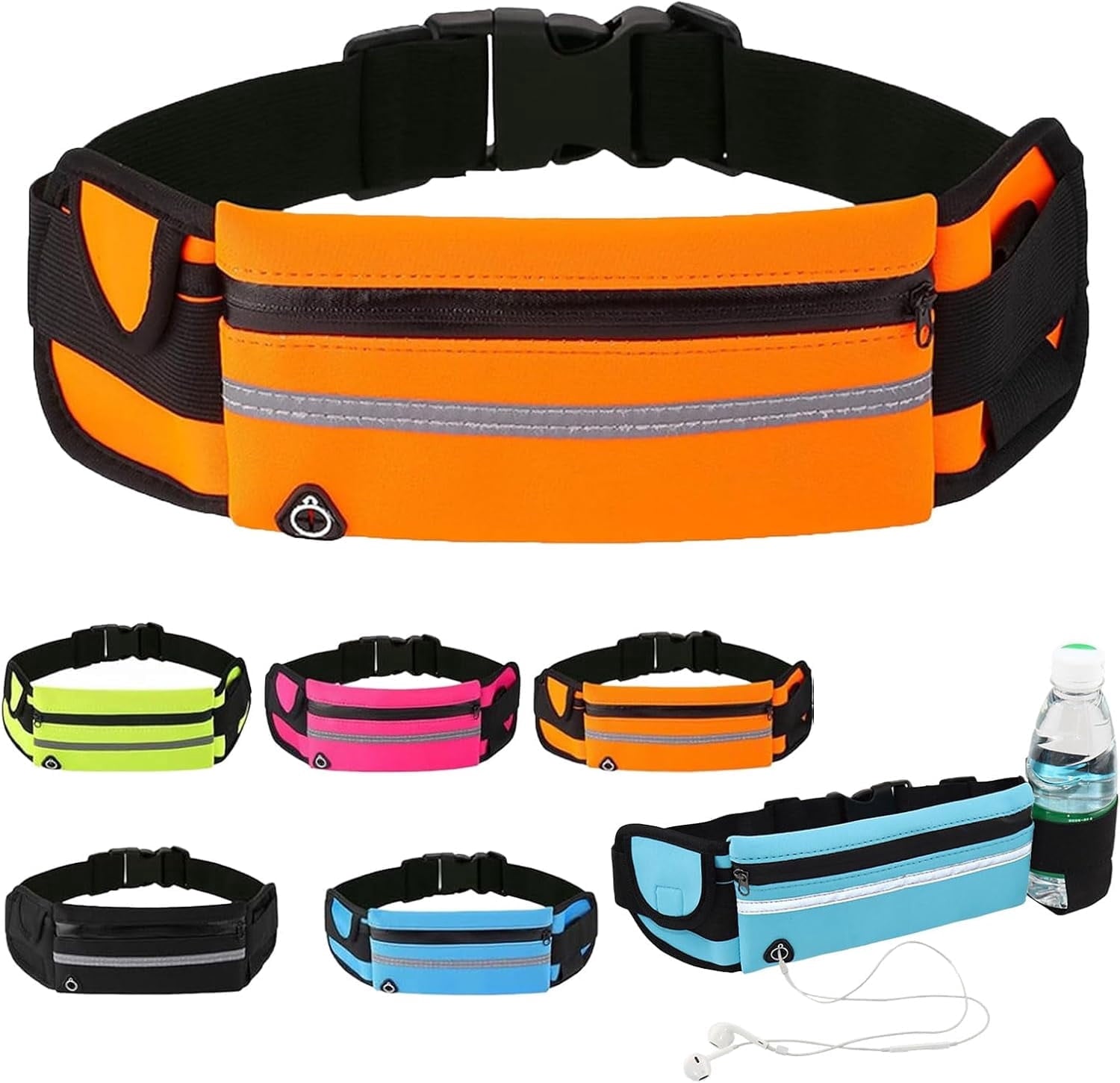 Anti-Theft Invisible Waist Bag，Equipped With Reflective Strips, This High-Capacity, Waterproof, and Adjustable Accessory Is Designed Specifically for Outdoor Running.