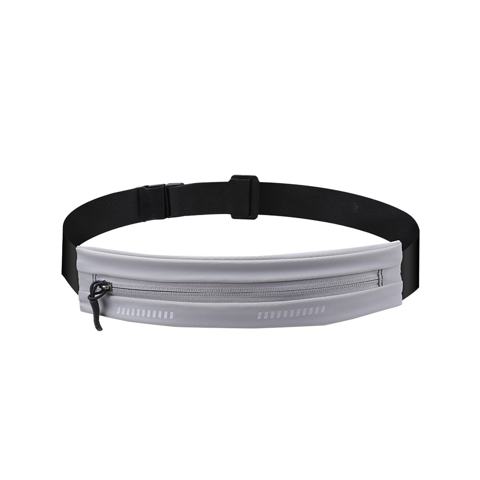 DAMAI Slim Running Belt Fanny Pack, Exercise Waist Pack for Women and Men, Runners Fanny Pack Phone Holder, Waist Belt for Workout Jogging Hiking Cycling, Money Belt Running Gear Accessories (Black)