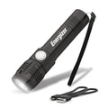 Energizer LED Rechargeable Flashlight - 350 Lumens with USB Cable, Durable Metal Light for Camping, Emergency, Running & Hunting