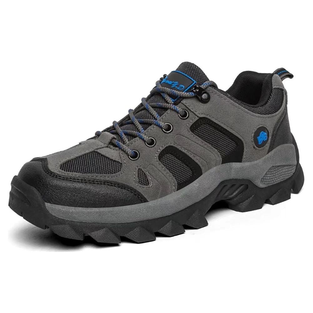HOBIBEAR Mens Sneakers Leather Running Shoes Trainers Sneaker Casual Hiking Shoes