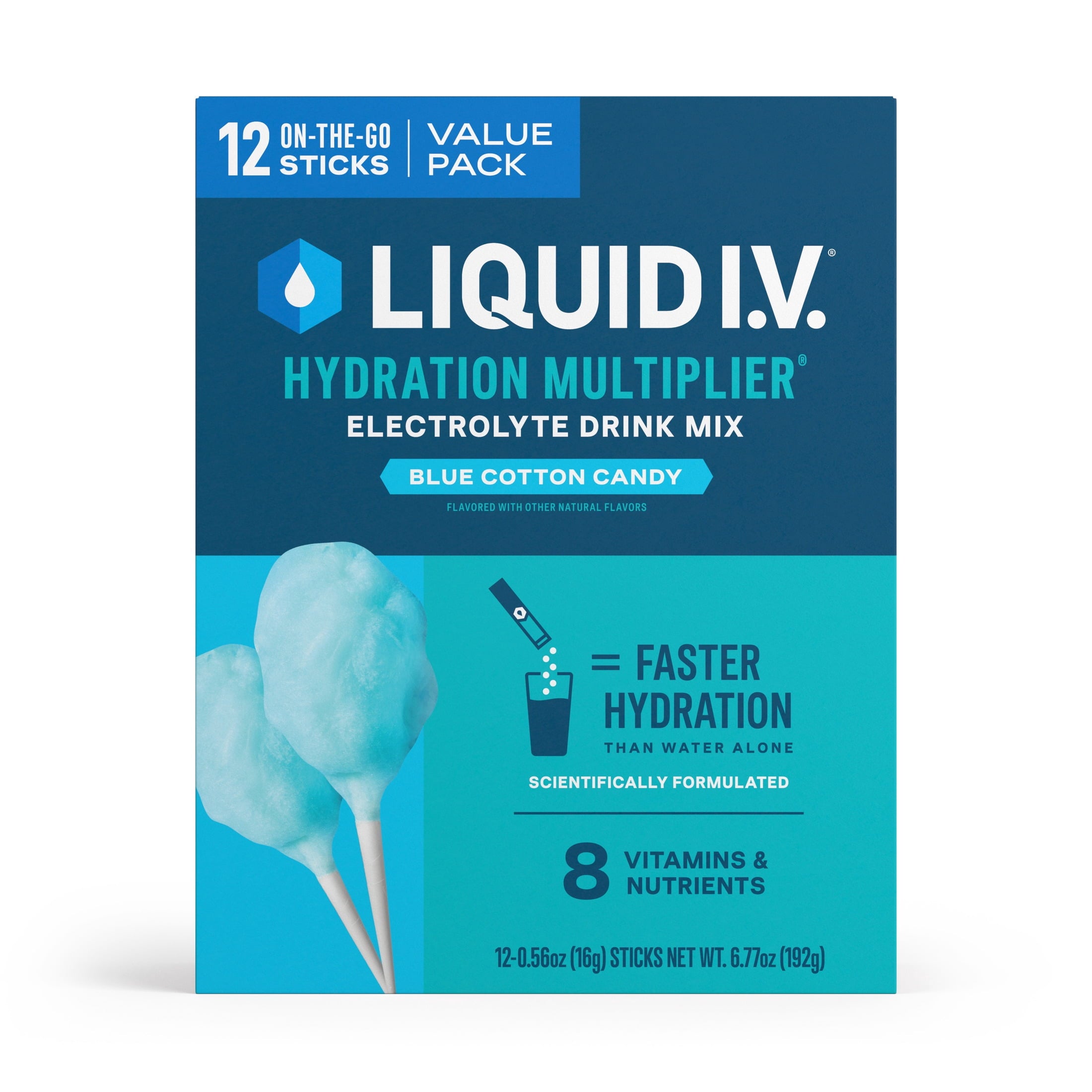 Liquid I.V.® Lemon Lime Hydration Multiplier® Powdered Electrolyte Drink Mix, 6 Count Packets