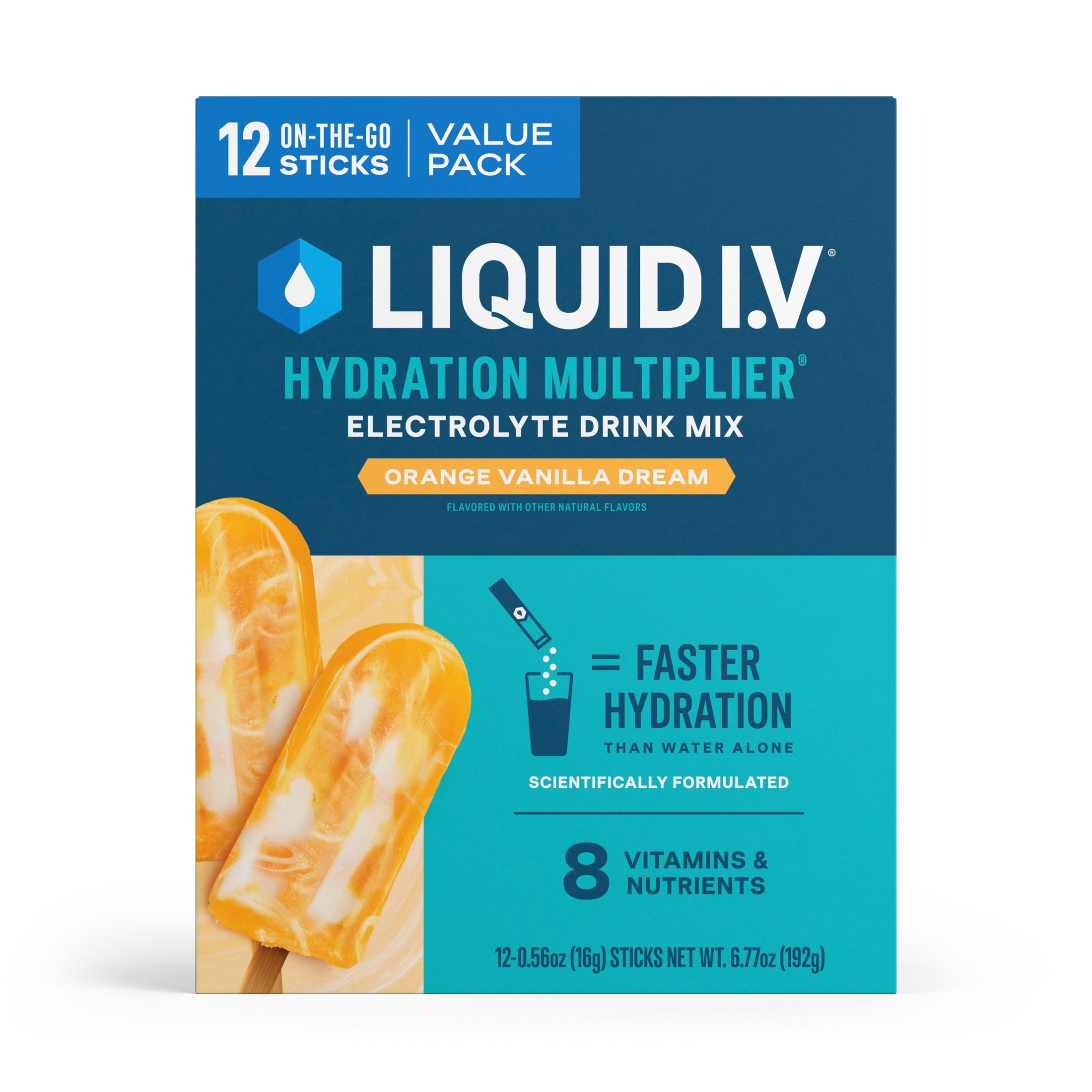 Liquid I.V.® Arctic Raspberry Hydration Multiplier® Powdered Electrolyte Drink Mix, 6 Count Packets