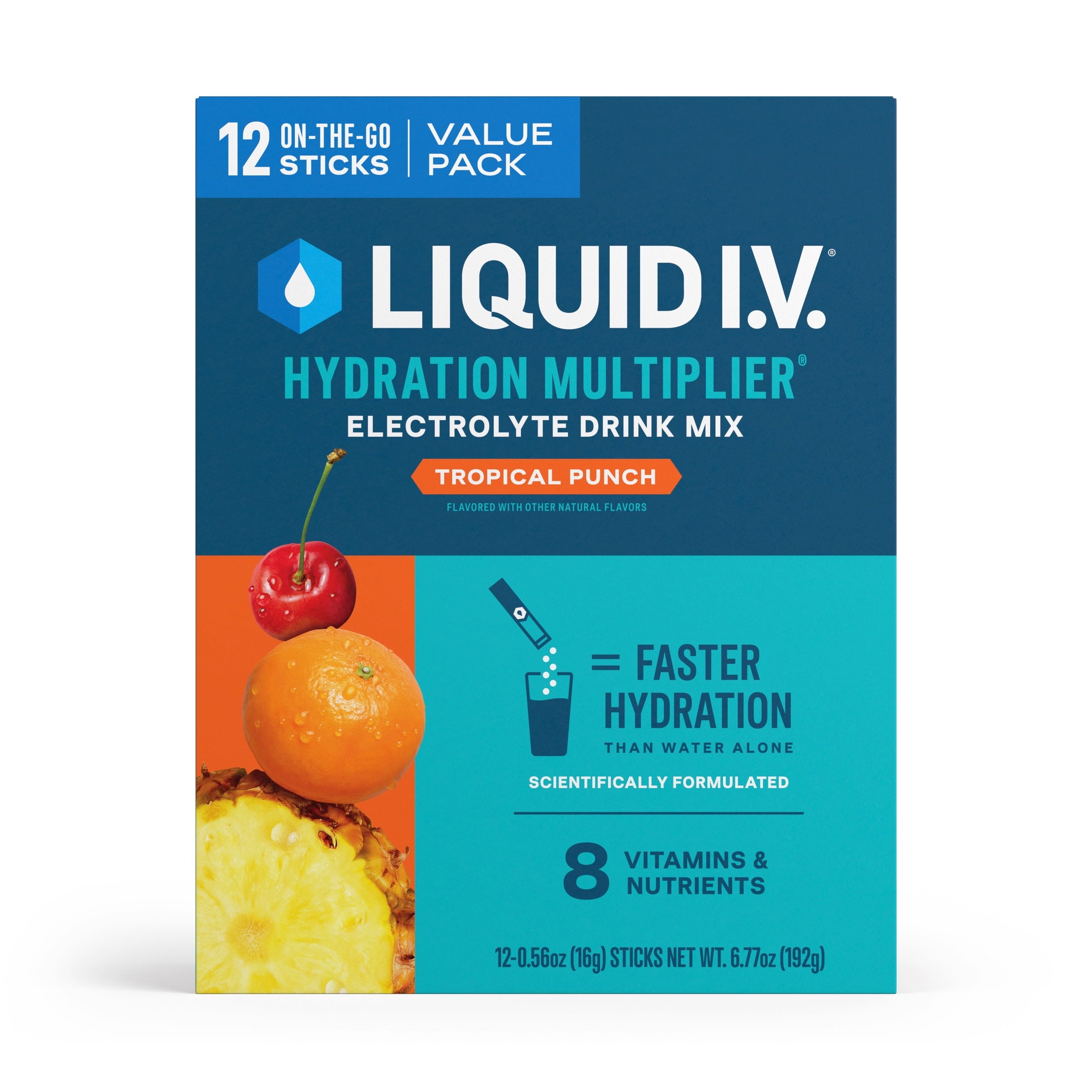 Liquid I.V.® Watermelon Hydration Multiplier® Powdered Electrolyte Drink Mix, 6 Count Packets