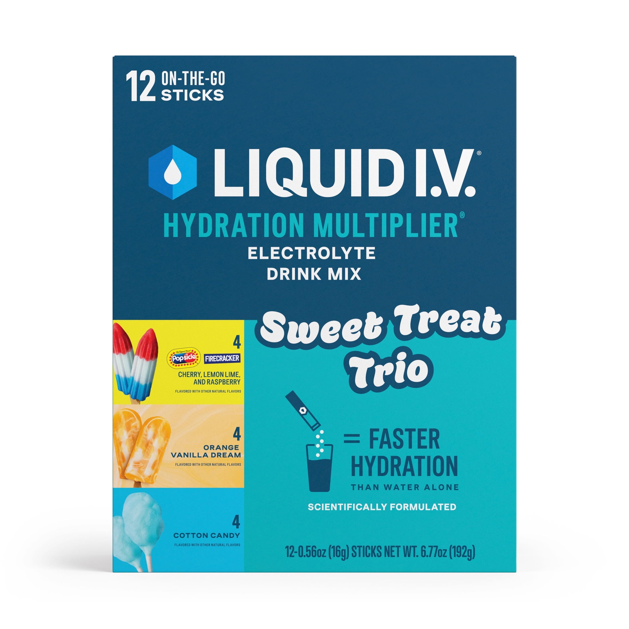Liquid I.V.® Lemon Lime Hydration Multiplier® Powdered Electrolyte Drink Mix, 6 Count Packets