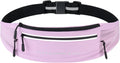 Lightweight Running Belt, Water-Resistant Pack for Women & Men, 4-Zone Organization Fits Up to 7" Phone, Reflective Strips Design for , Jogging, Hiking, Commuting