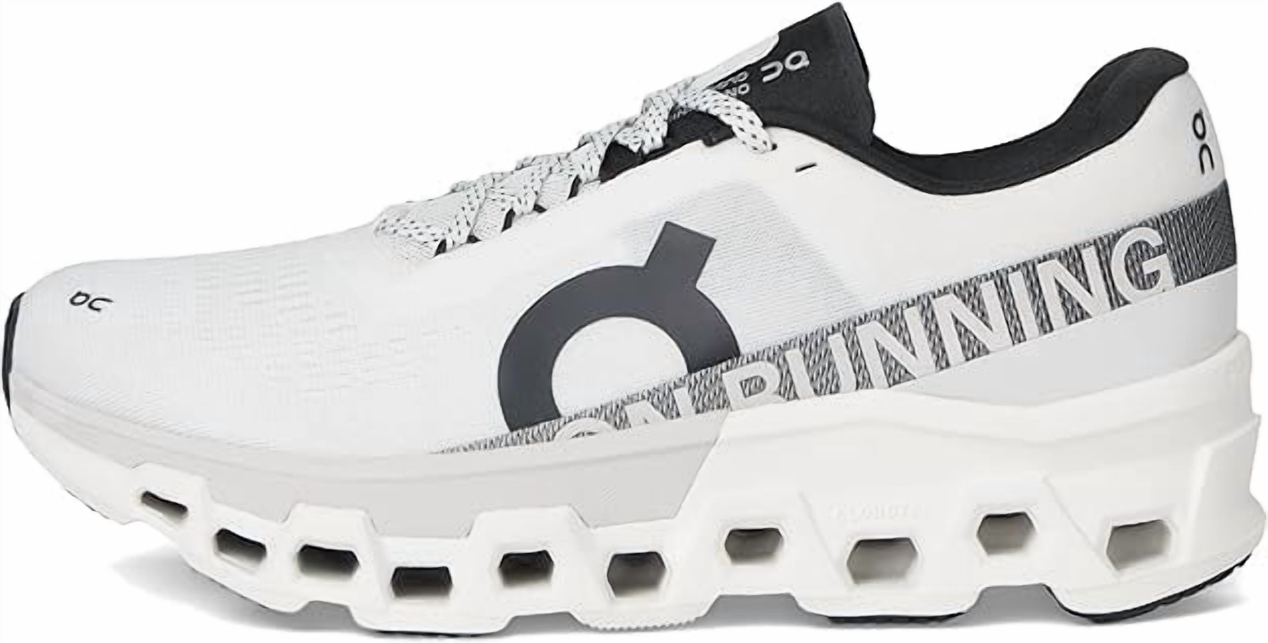 On Men's Cloudmonster 2 Black/Frost 3ME10121197-11.5