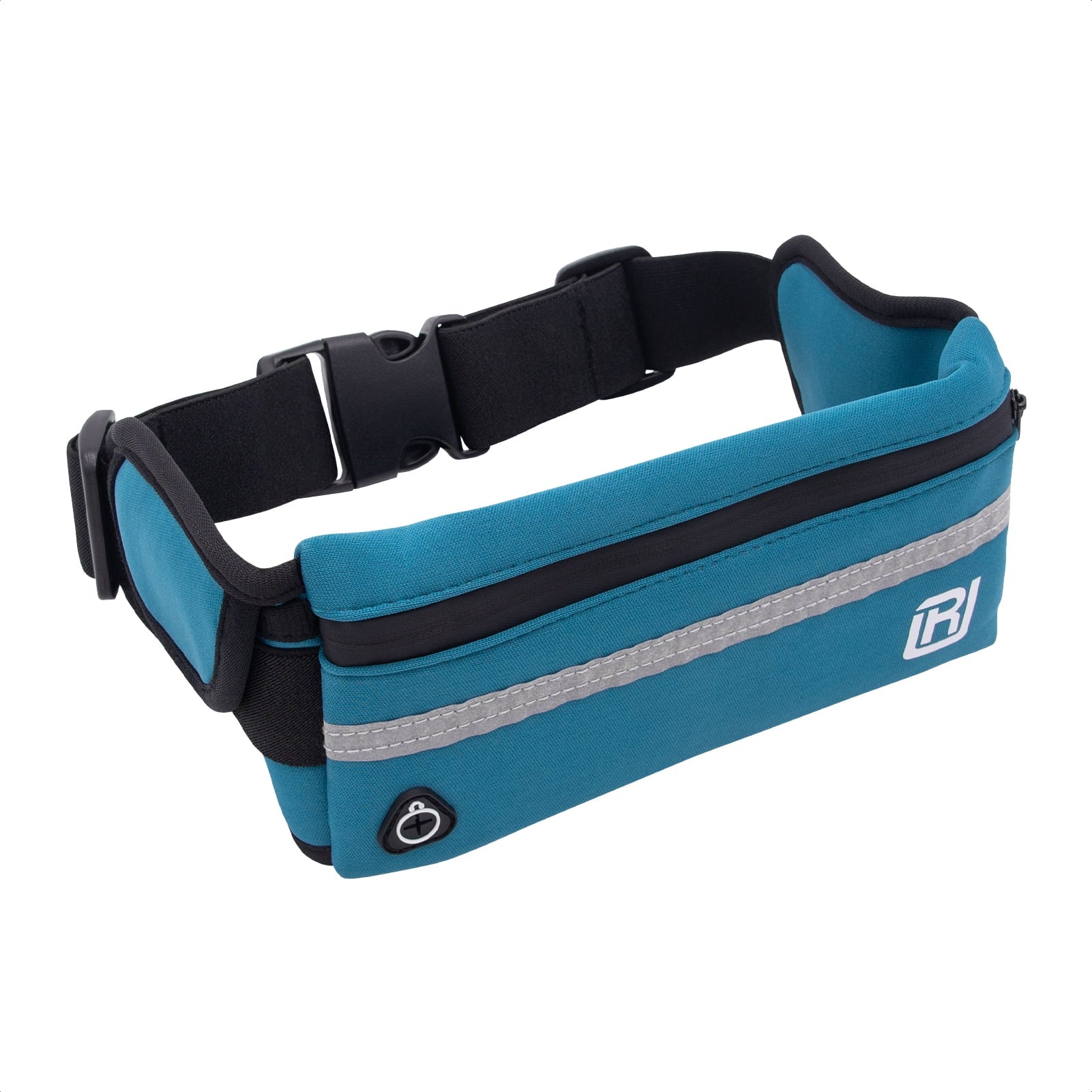 RunUnited Waist Pack for Running, Hiking & Gym - Waterproof Running Accessory w/ Phone Holder & Reflective Stripe, Color: Yellow