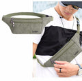 Seyotauo Slim Running Belt Fanny Pack for Men Women, Running Phone Holder Runners Pouch Waist Pack for Travel Running Hiking Workout Dog Walking Outdoors Sport Fishing Accessories