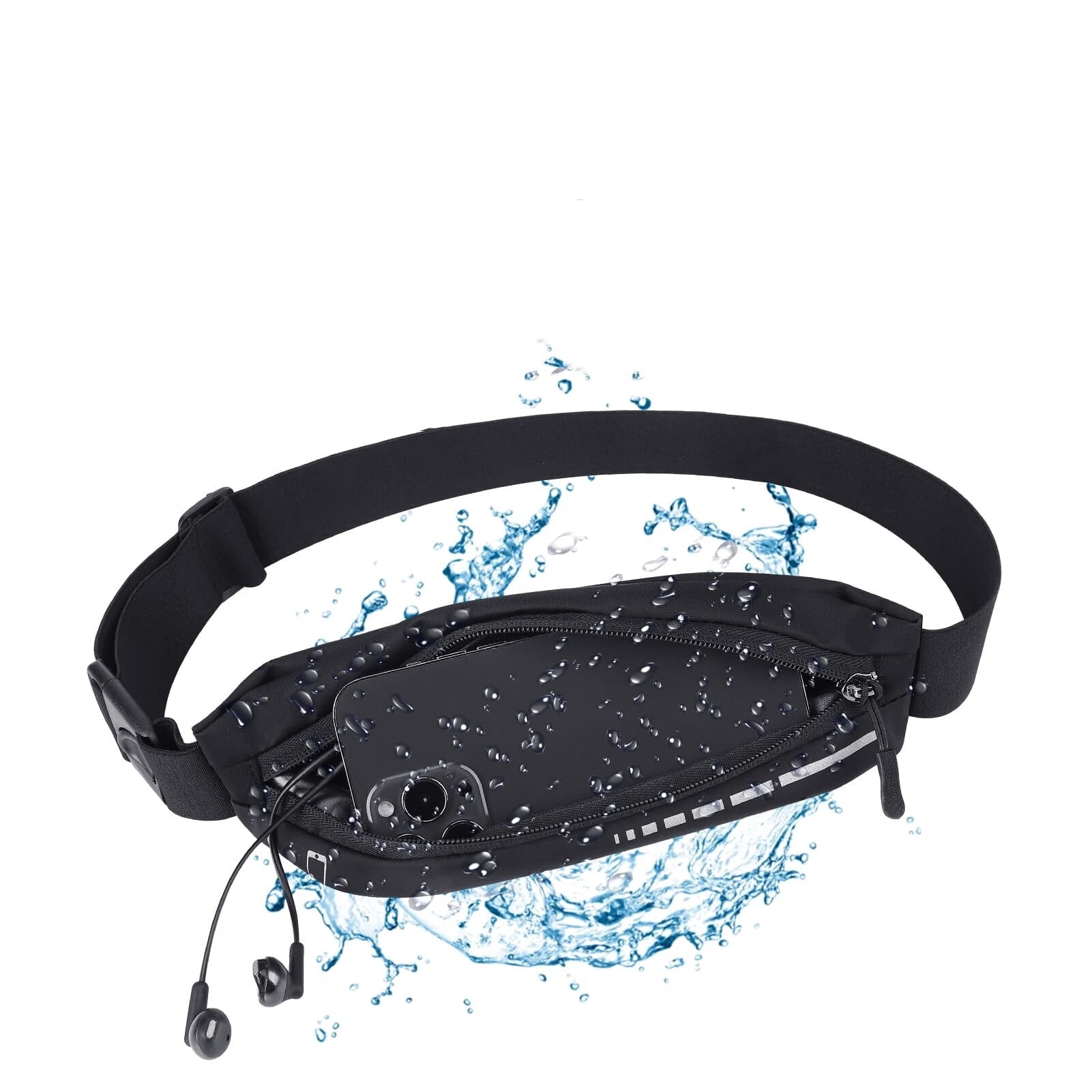 Slim Running Belt Fanny Pack Running Phone Holder Runners Pouch Waist Pack for Workout Money Belt Running Gift Gear Accessories for Women Men Walking Hiking Cycling