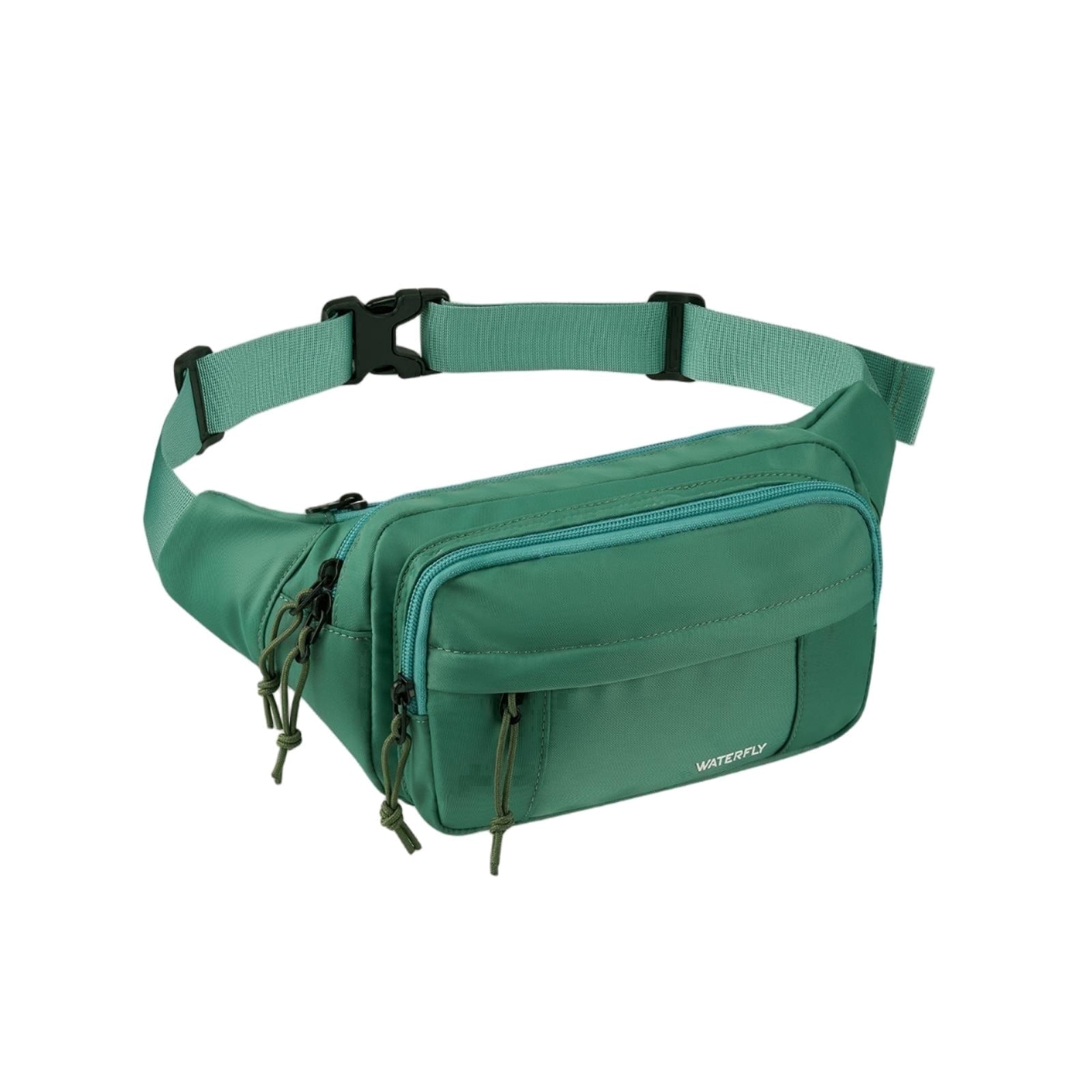 WATERFLY Unisex Large Capacity Walking Travel Nylon Fanny Pack Waist Bag,Yellow
