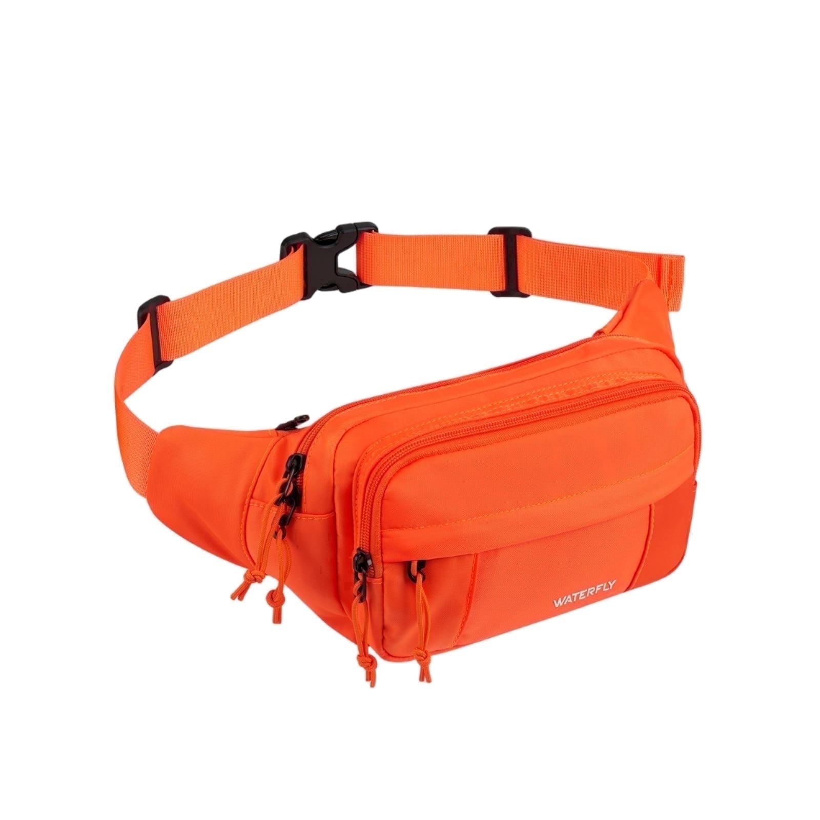 WATERFLY Unisex Large Capacity Walking Travel Nylon Fanny Pack Waist Bag,Yellow