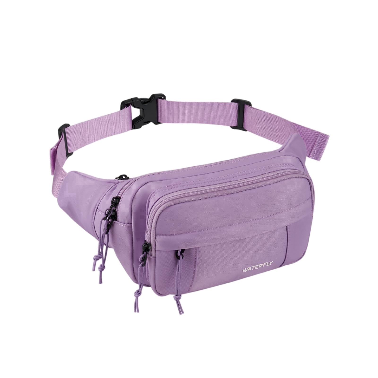 WATERFLY Unisex Large Capacity Walking Travel Nylon Fanny Pack Waist Bag,Yellow