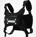 Running Chest Pack for Men-Water Resistant Adjustable Shoulder Straps with Phone Holder Storage-Anti-Theft Lightweight Running Chest Bag for Men,Cycling, Jogging