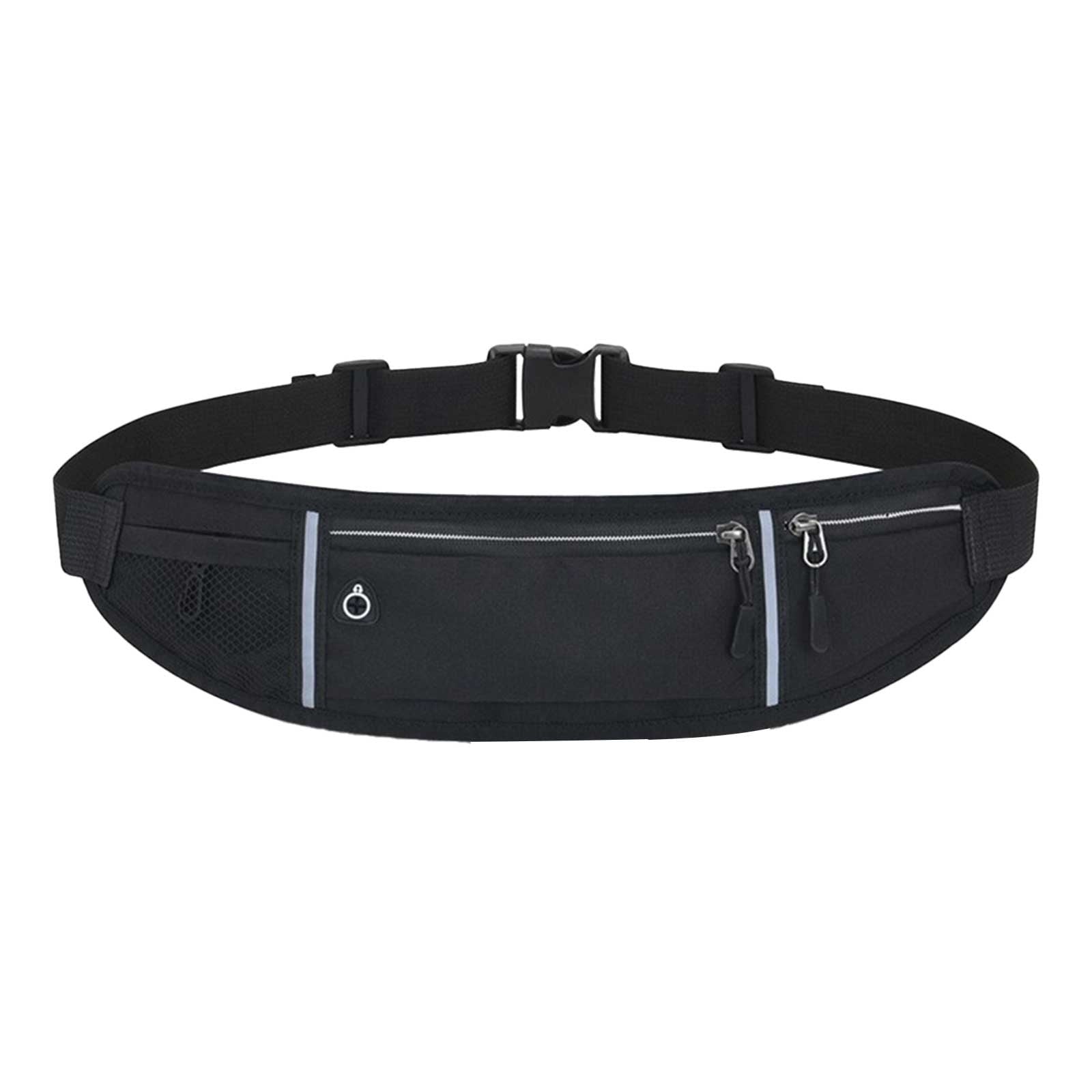 YFGEFTR Slim Running Belt for Women Men, Runners Fanny Pack Phone Holder, Runner Belt for Slim Running Walking Cycling Camping Gym, Running Gear Accessories