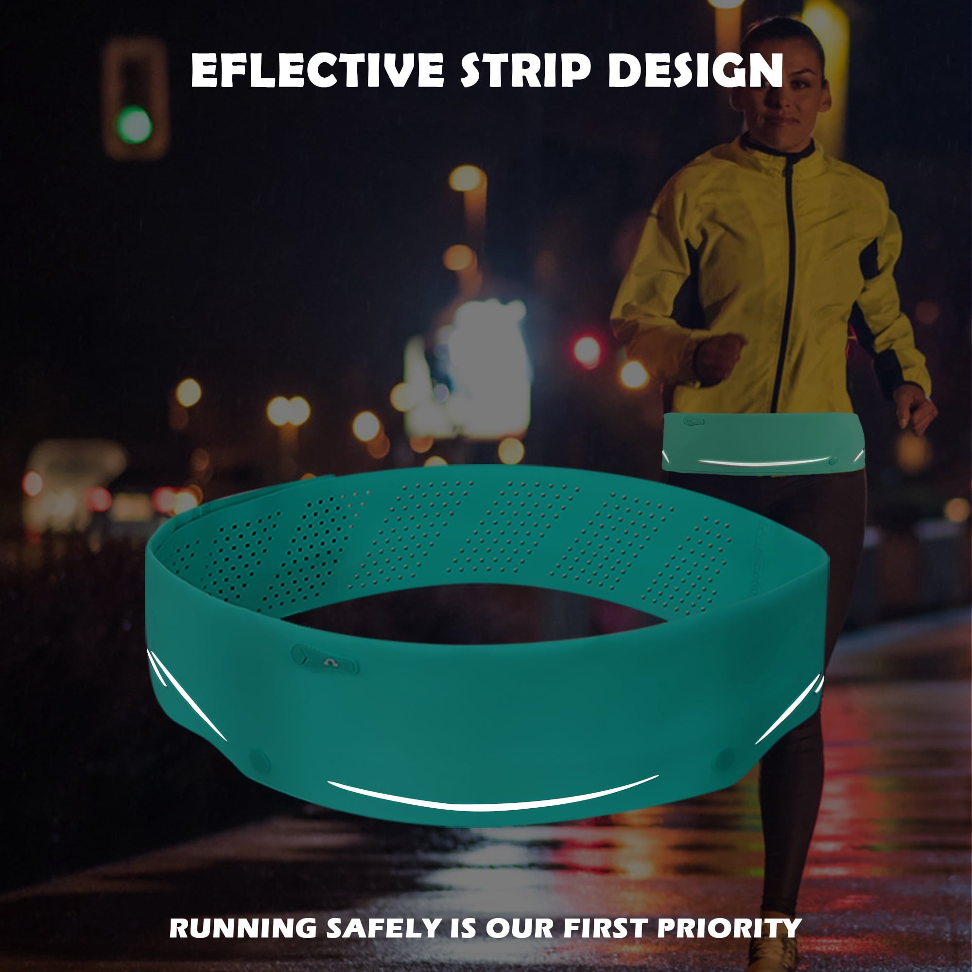LUXMO LUXURY MOBILE Slim Running Belt Fanny Phone Holder for Running