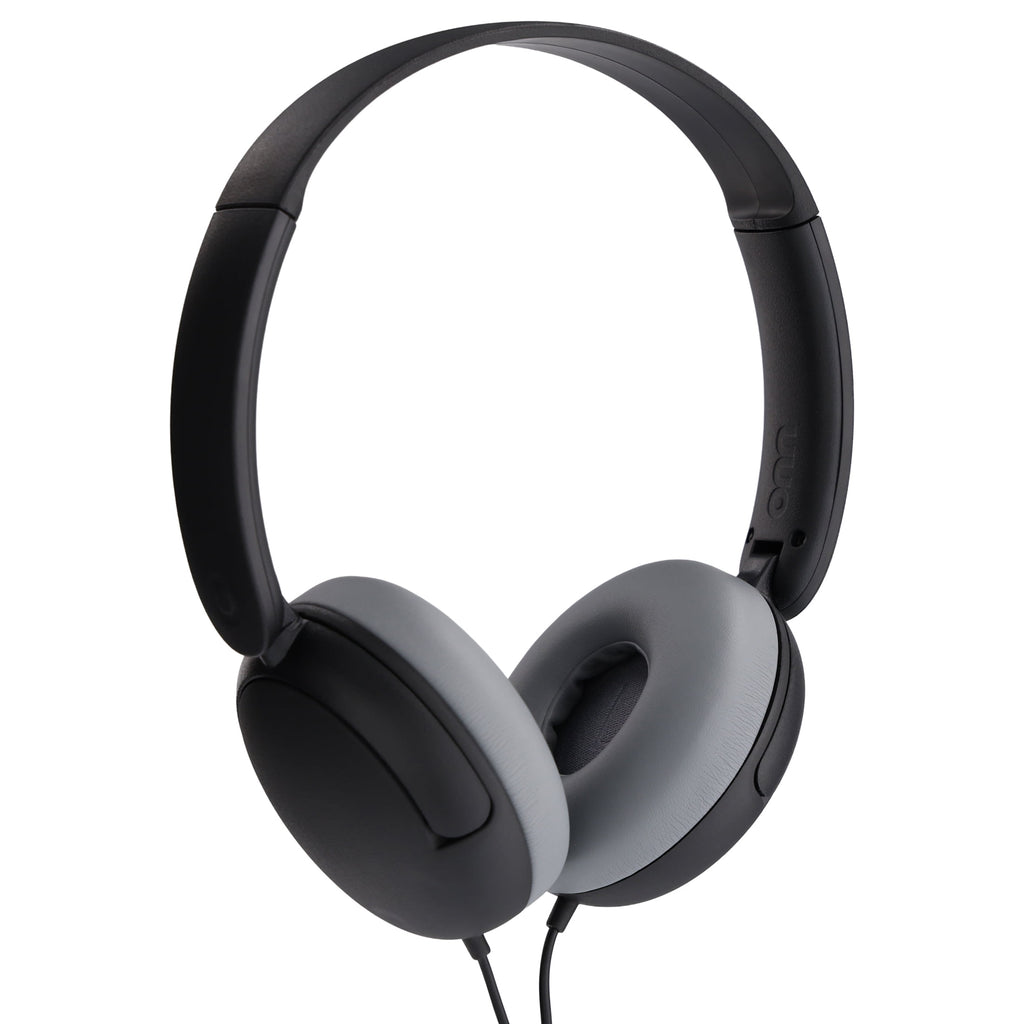 onn On-Ear Headphones with 3.5 mm Connector, Pink