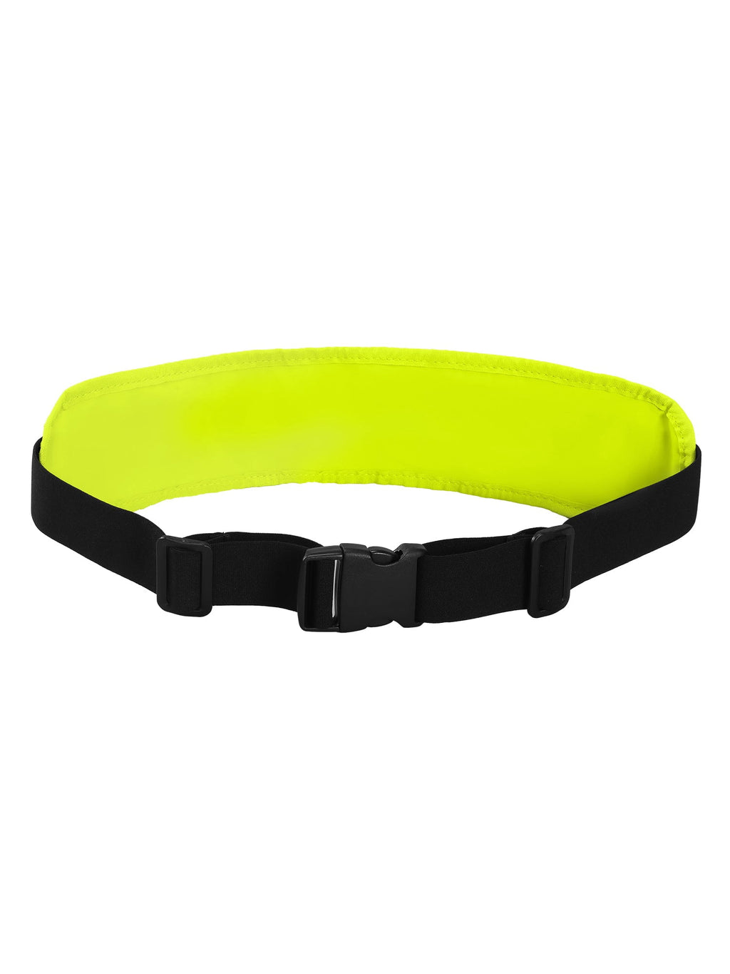 MIER Running Belt Slim Waist Pack with Bib Clips Adjustable Elastic Phone Holder for Fitness Marathon Daily Travel Pink