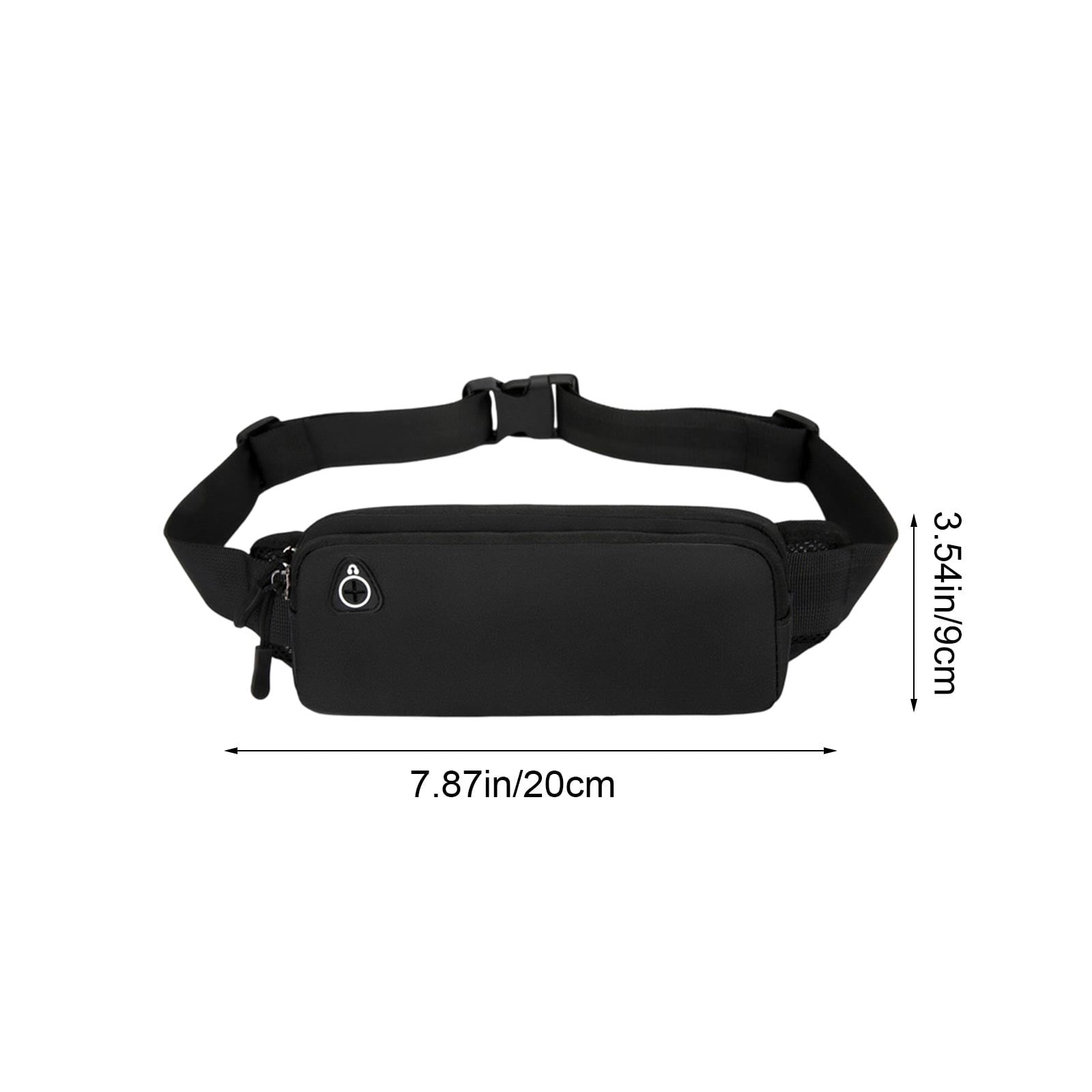 Slim Running Belt Fanny Pack for Men Women Running Phone Holder Runners Pouch Waist Pack Bag for Workout Money Belt Running Gear Accessories for Travel Hiking Running