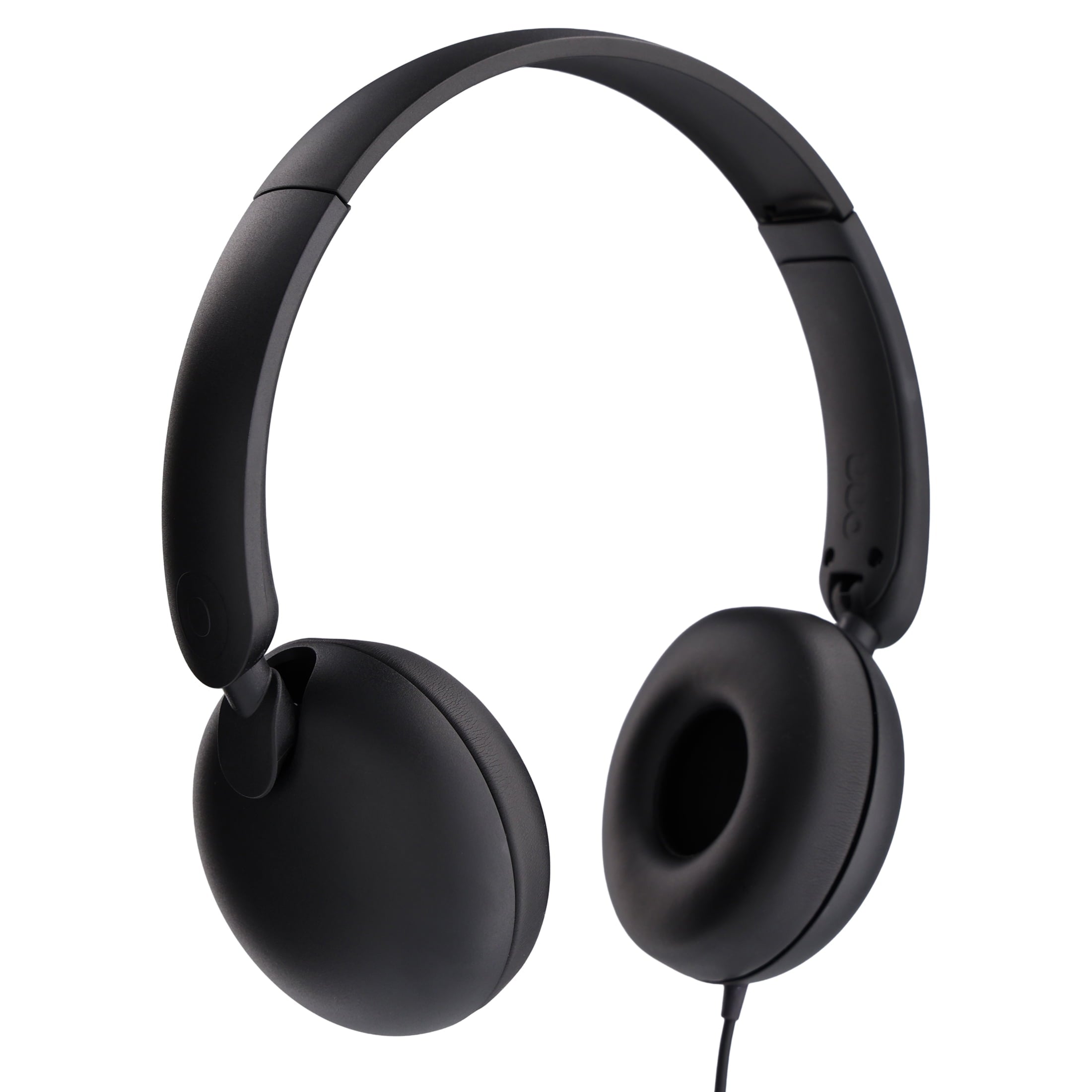 onn On-Ear USB-C Headphones, Black