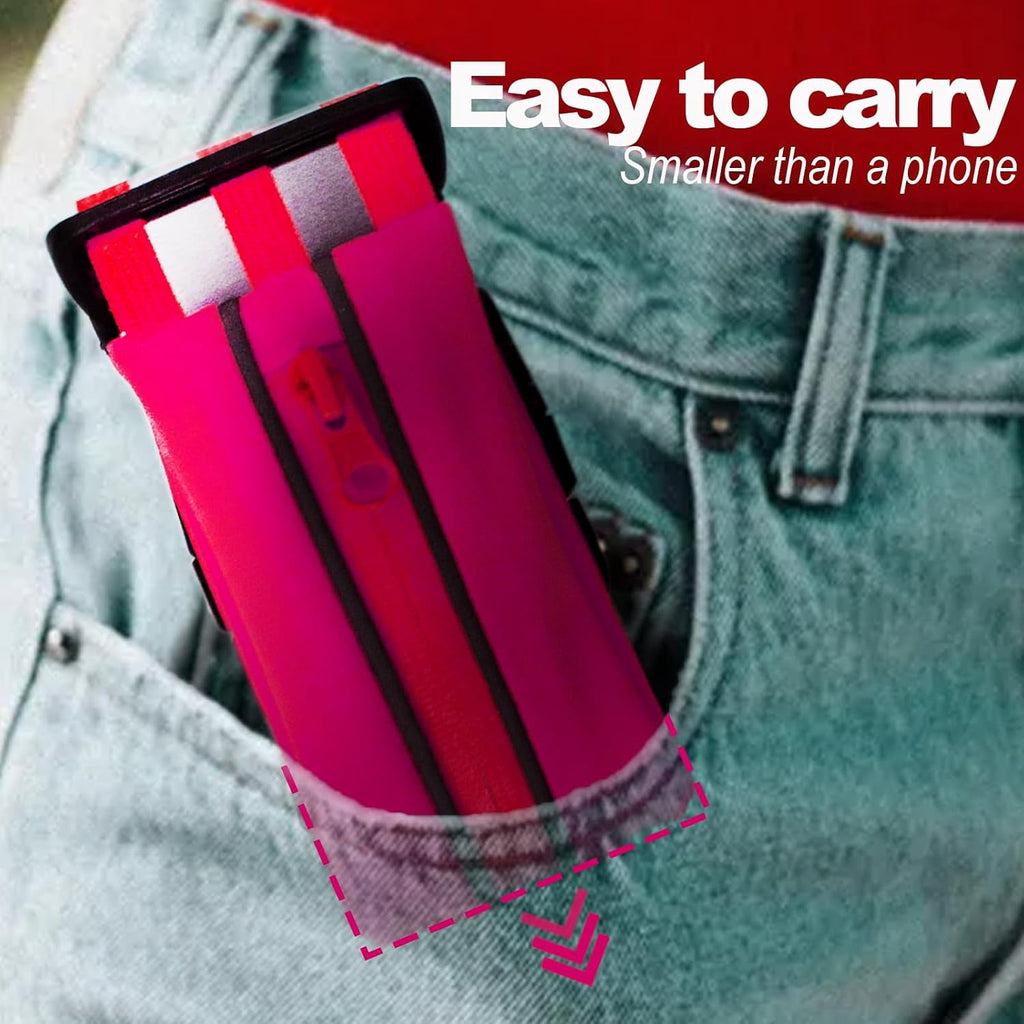 IULAVP Running Belt Running Phone Belt for Women and Men Phone Holder Runners Pouch Waist Reflective Runners Money Belts Exercise Waist Workout Jogging Running Gear Accessories (Pink）