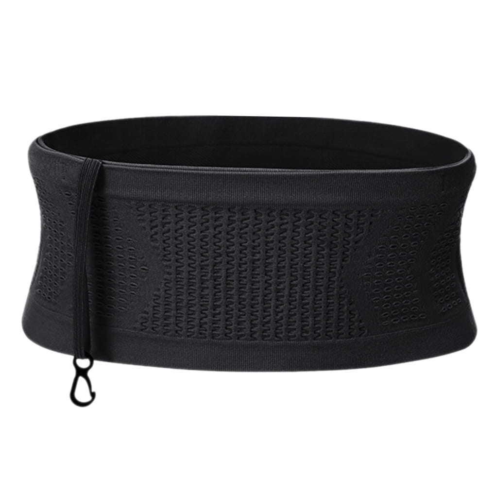 LITINKIMI Fitness Running Belt Running Accessories Lightweight Nylon Black 1Set